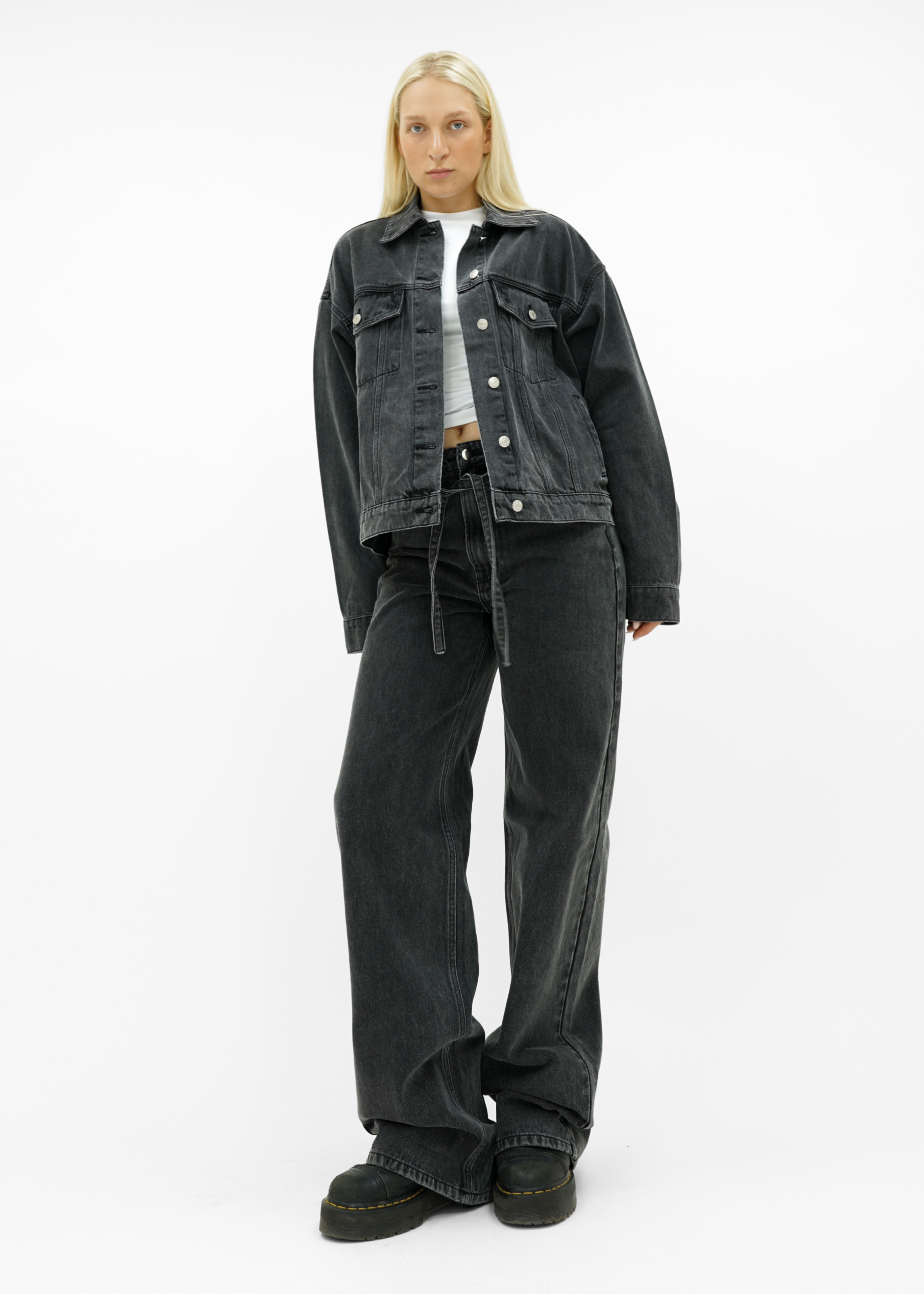 Baggy jeans dark washed grey (tall)