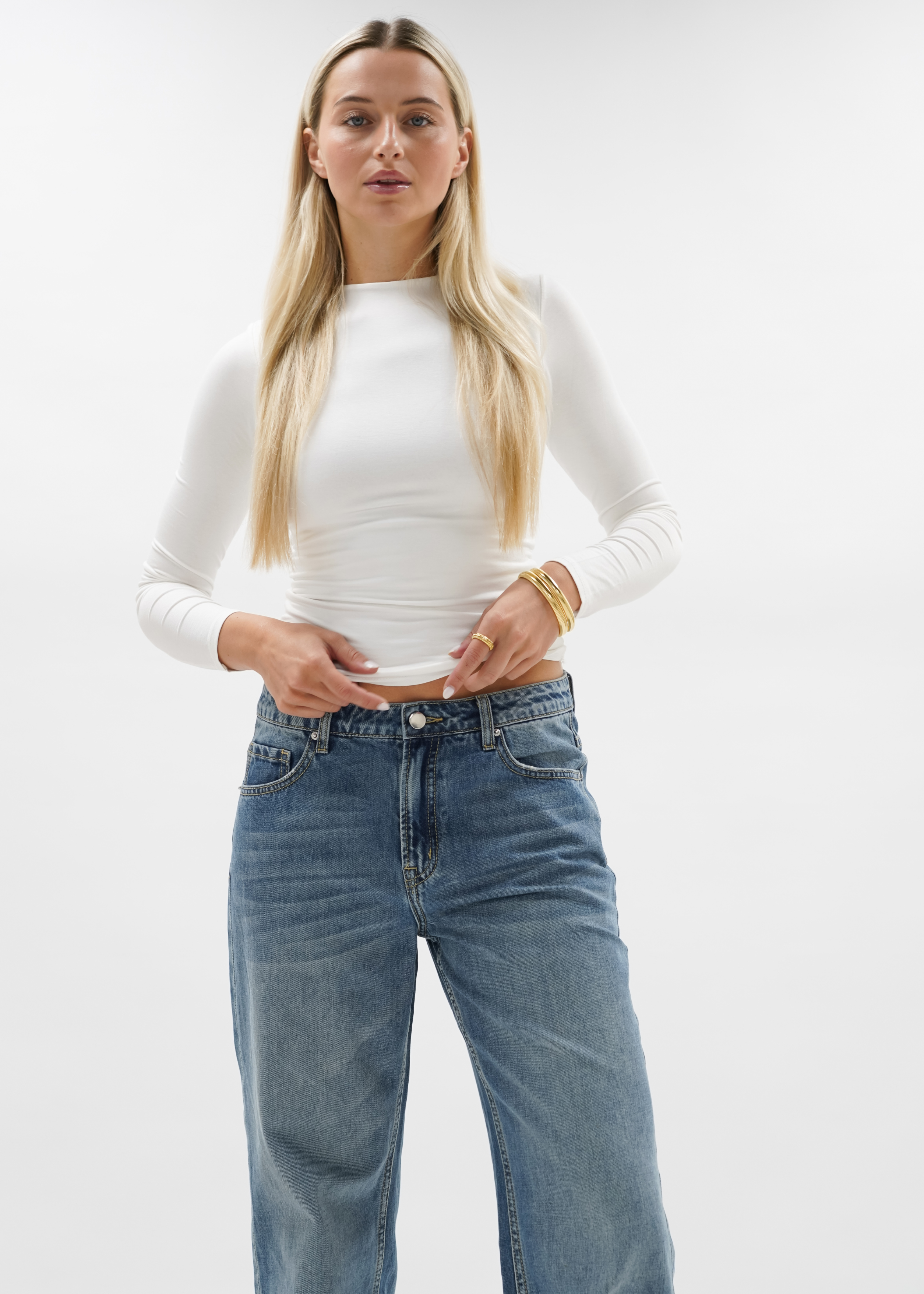 Low waist jeans denim blue (tall)