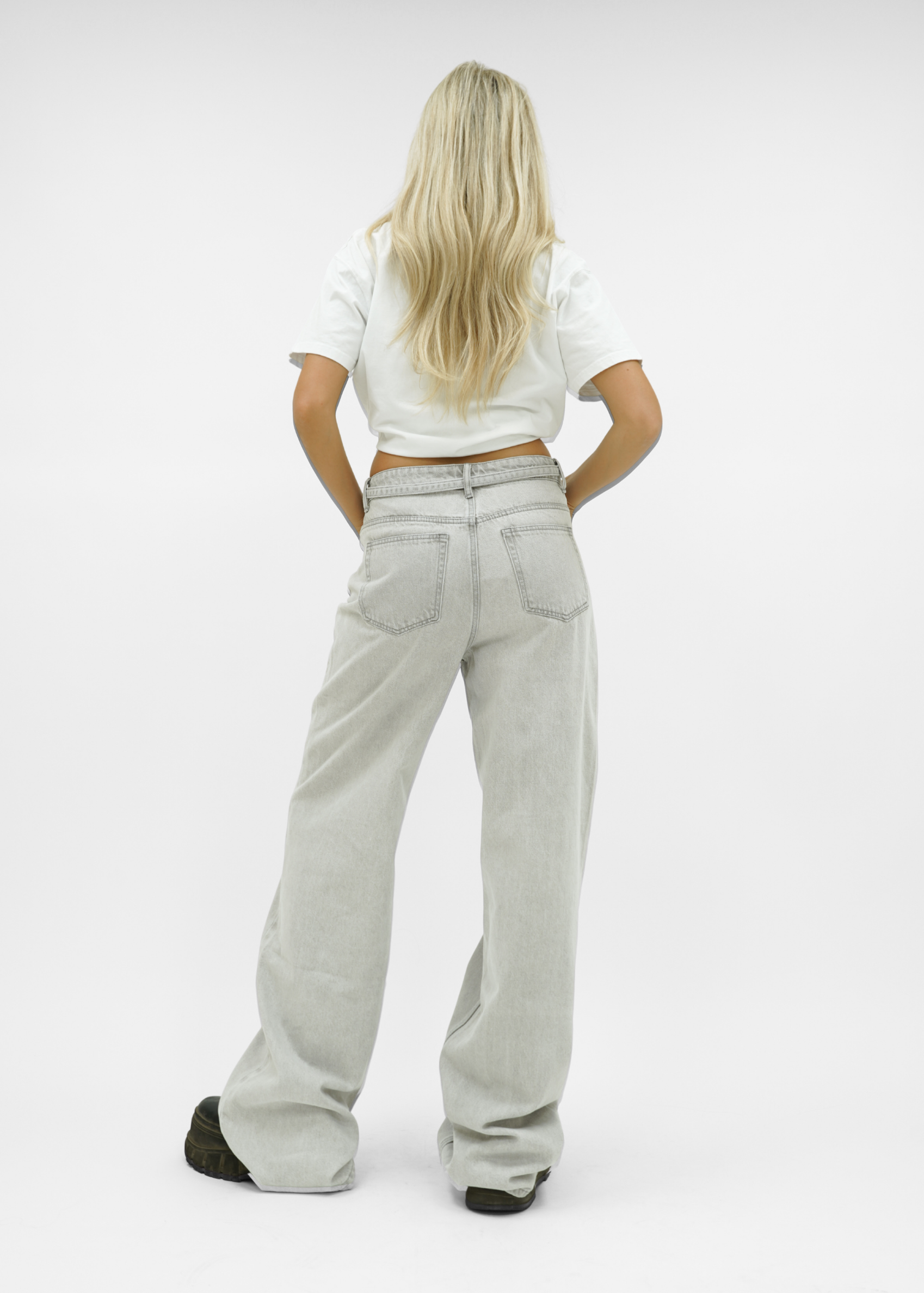 Baggy jeans light washed grey (tall)