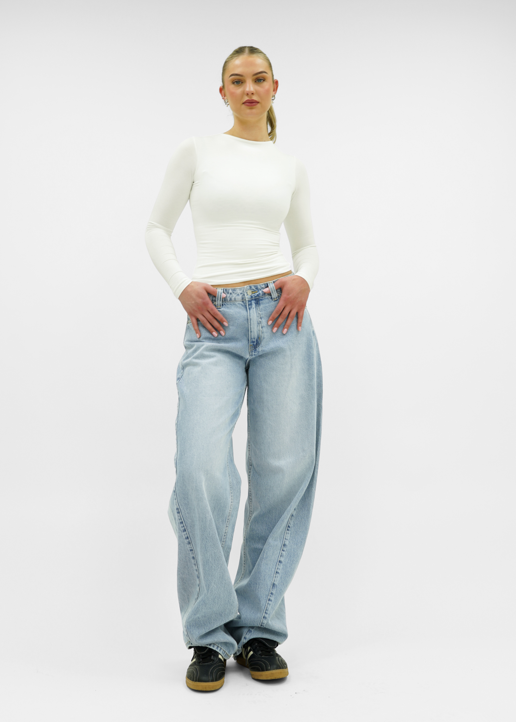 Balloon jeans light blue (tall)