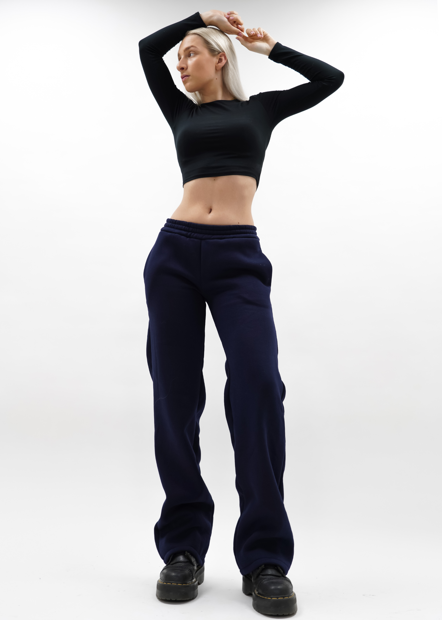 Low/mid waist jogger pants night blue (TALL)