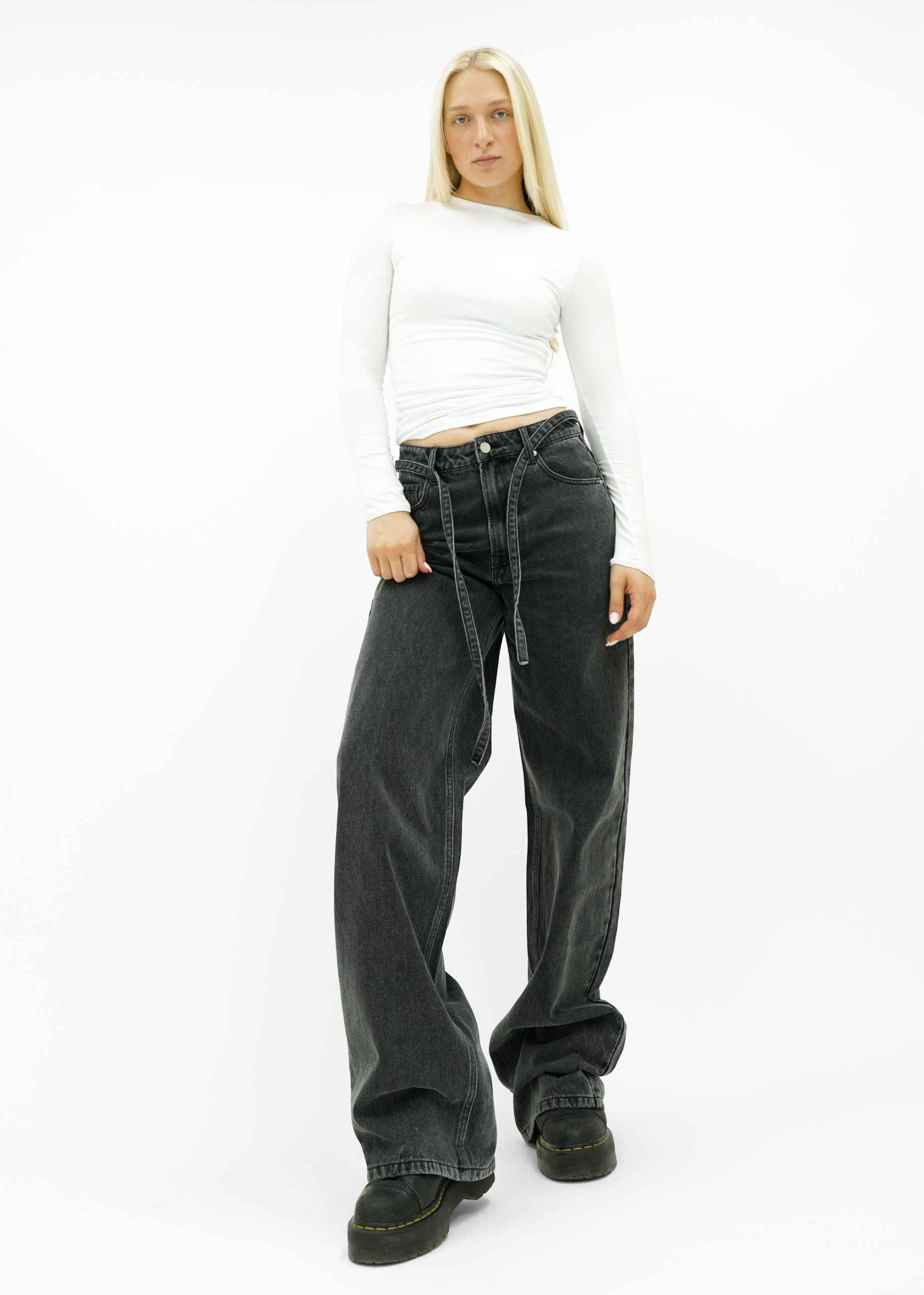 Baggy jeans dark washed grey (tall)