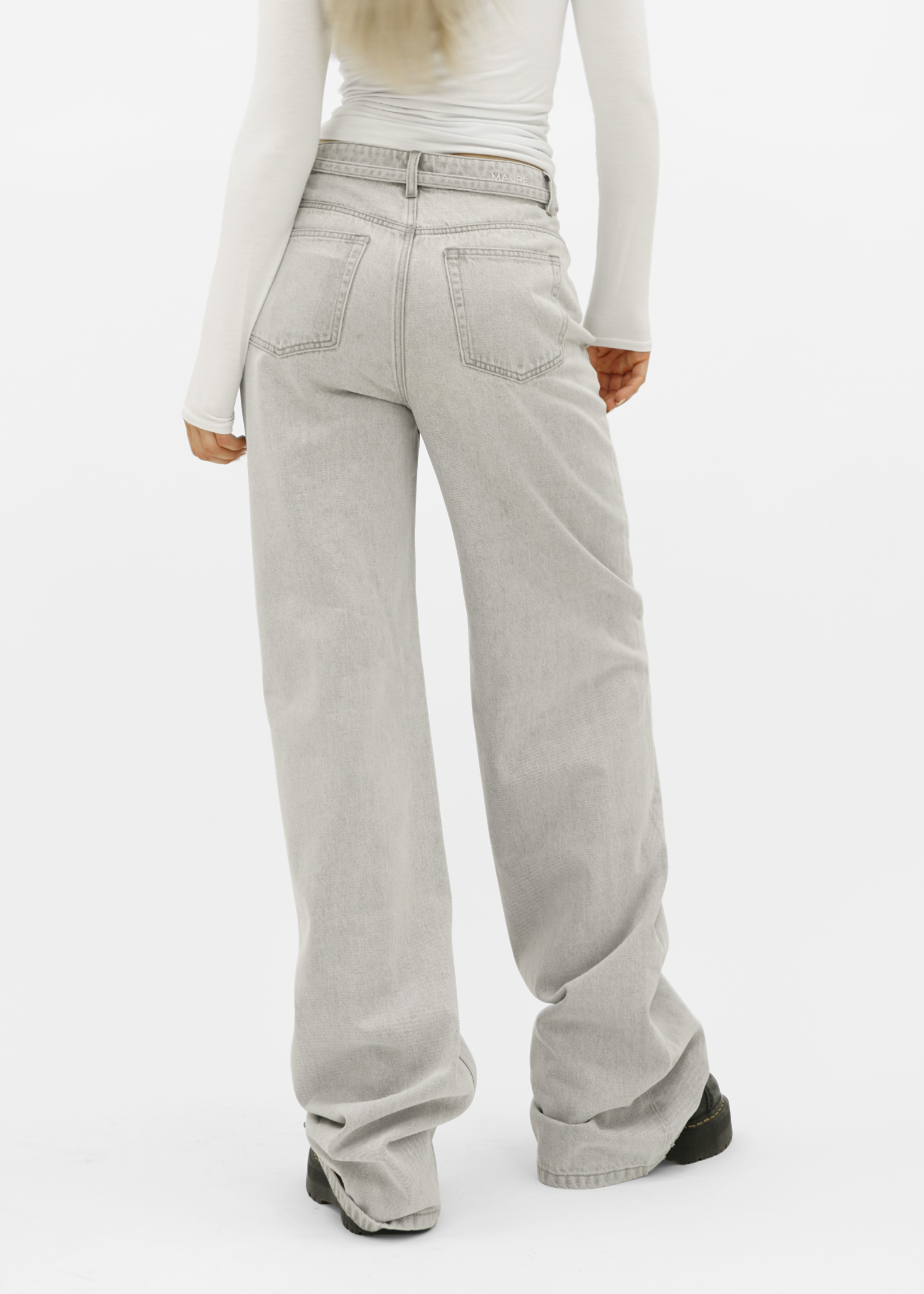 Baggy jeans light washed grey (tall)