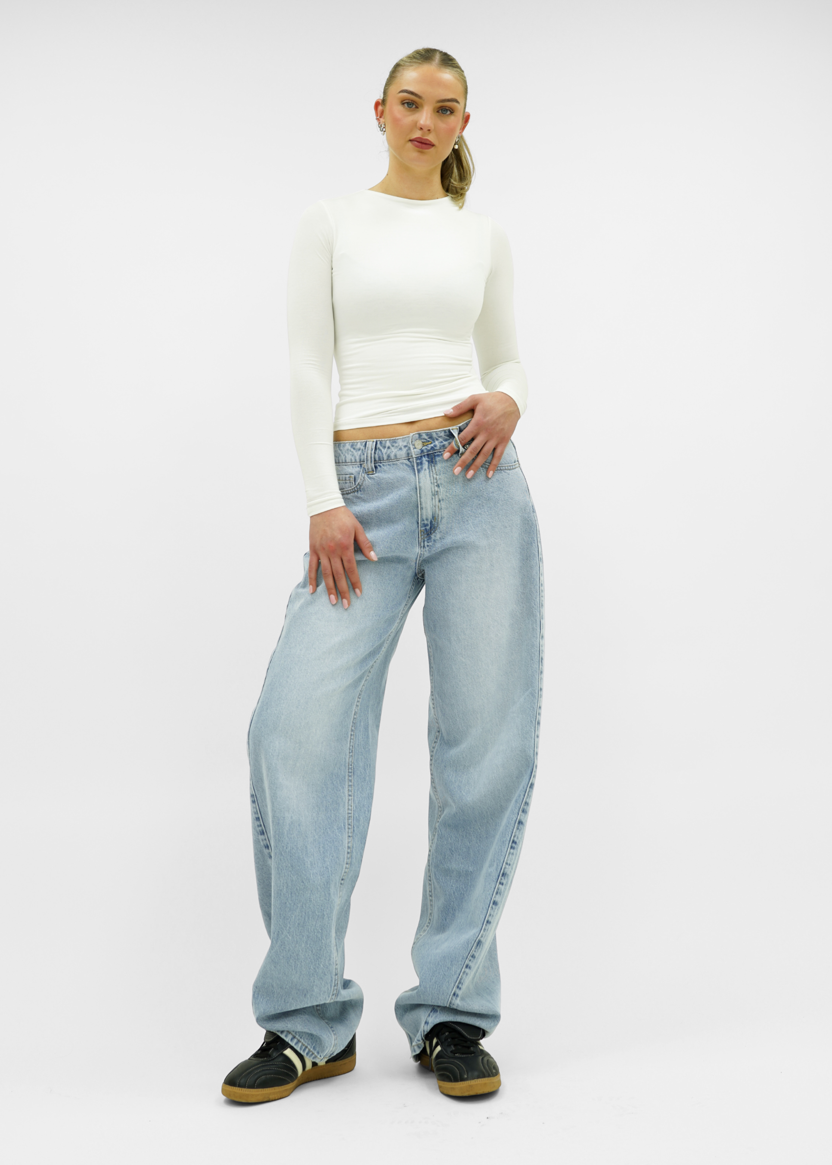 Balloon jeans light blue (tall)