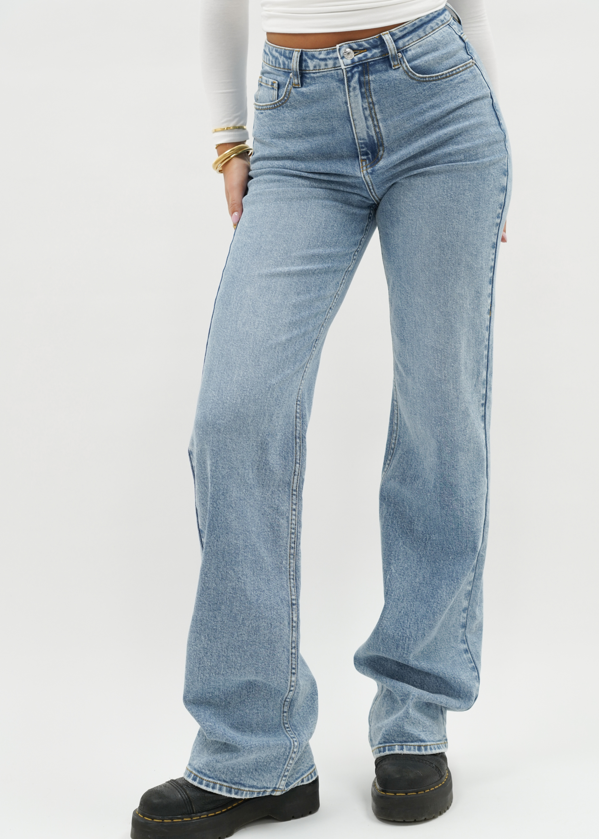High waist wide leg jeans blue (tall)