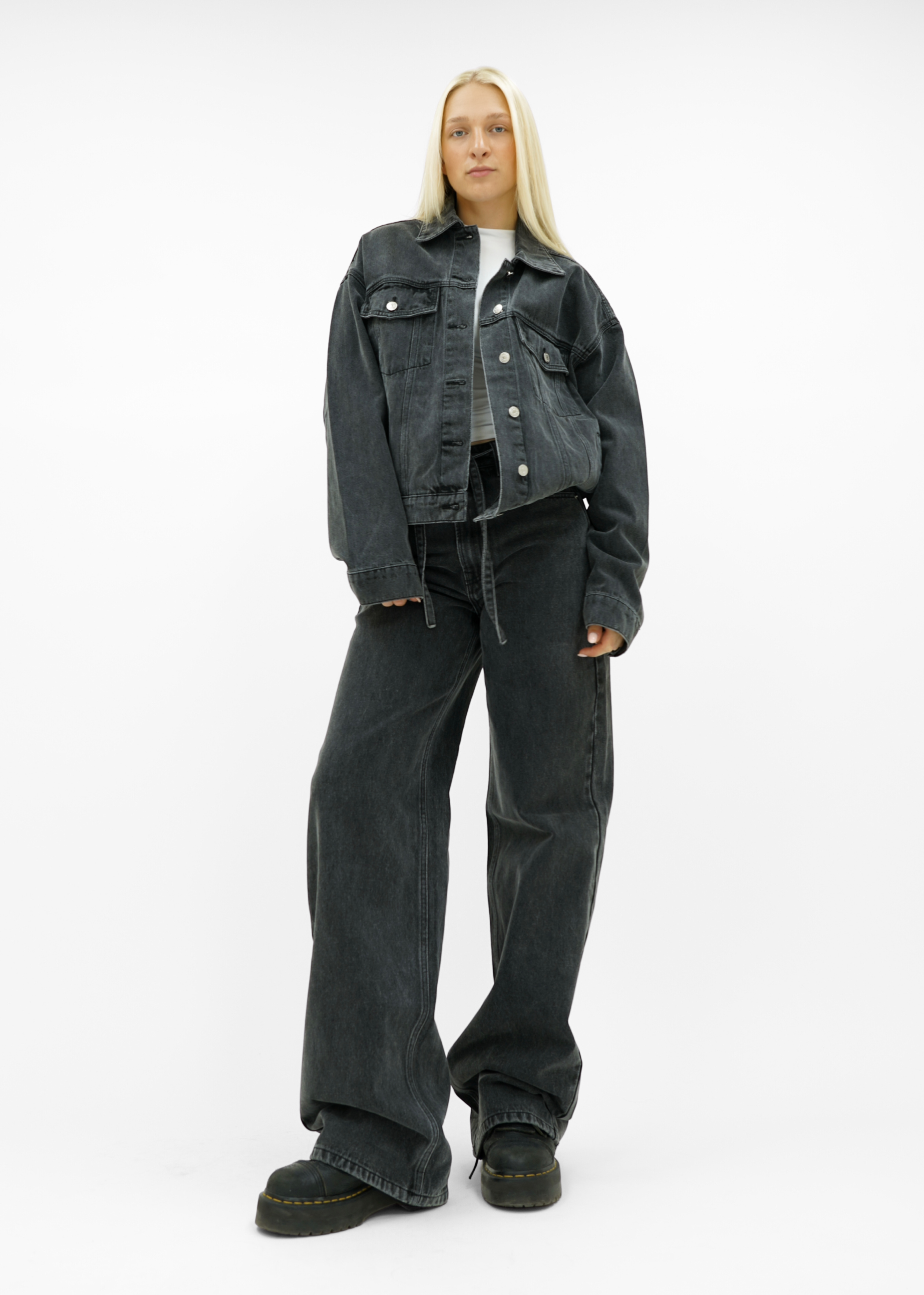 Baggy jeans dark washed grey (tall)