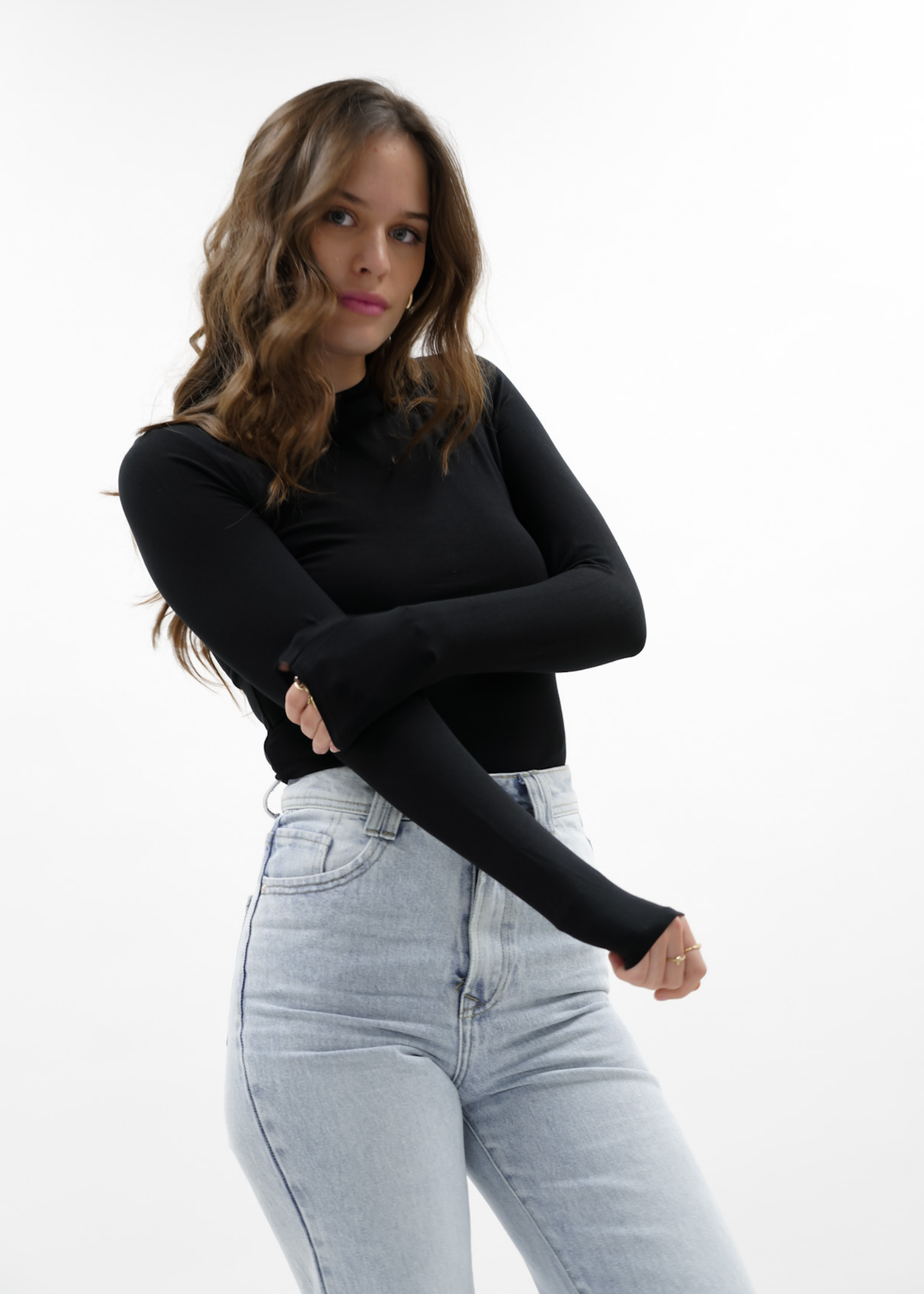 Long sleeve body black