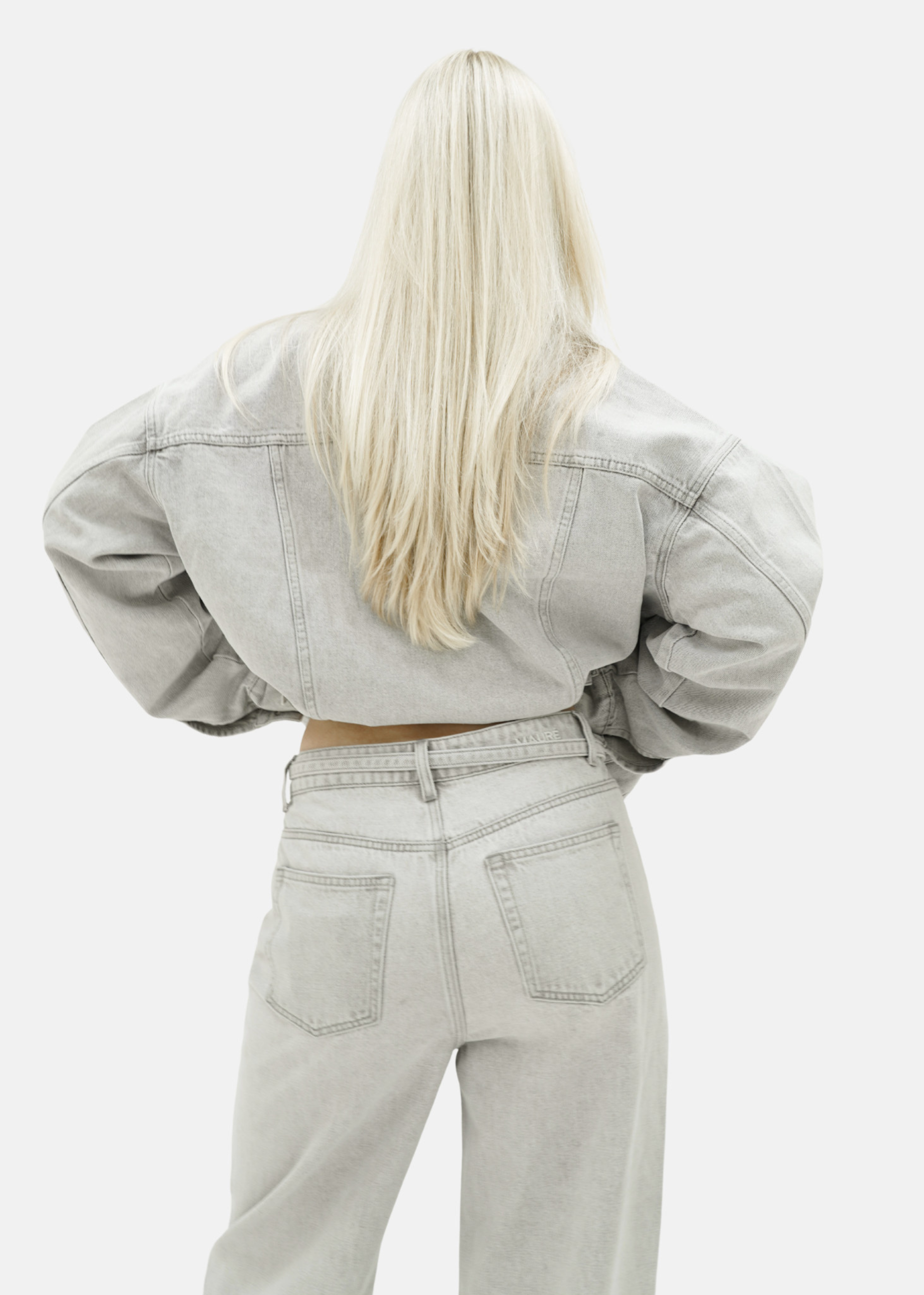 Baggy jeans light washed grey (tall)