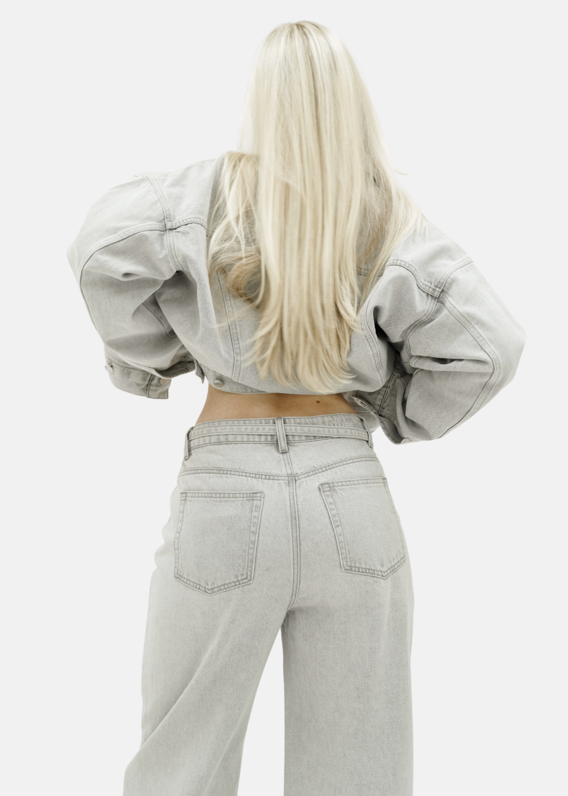 Baggy jeans light washed grey (tall)