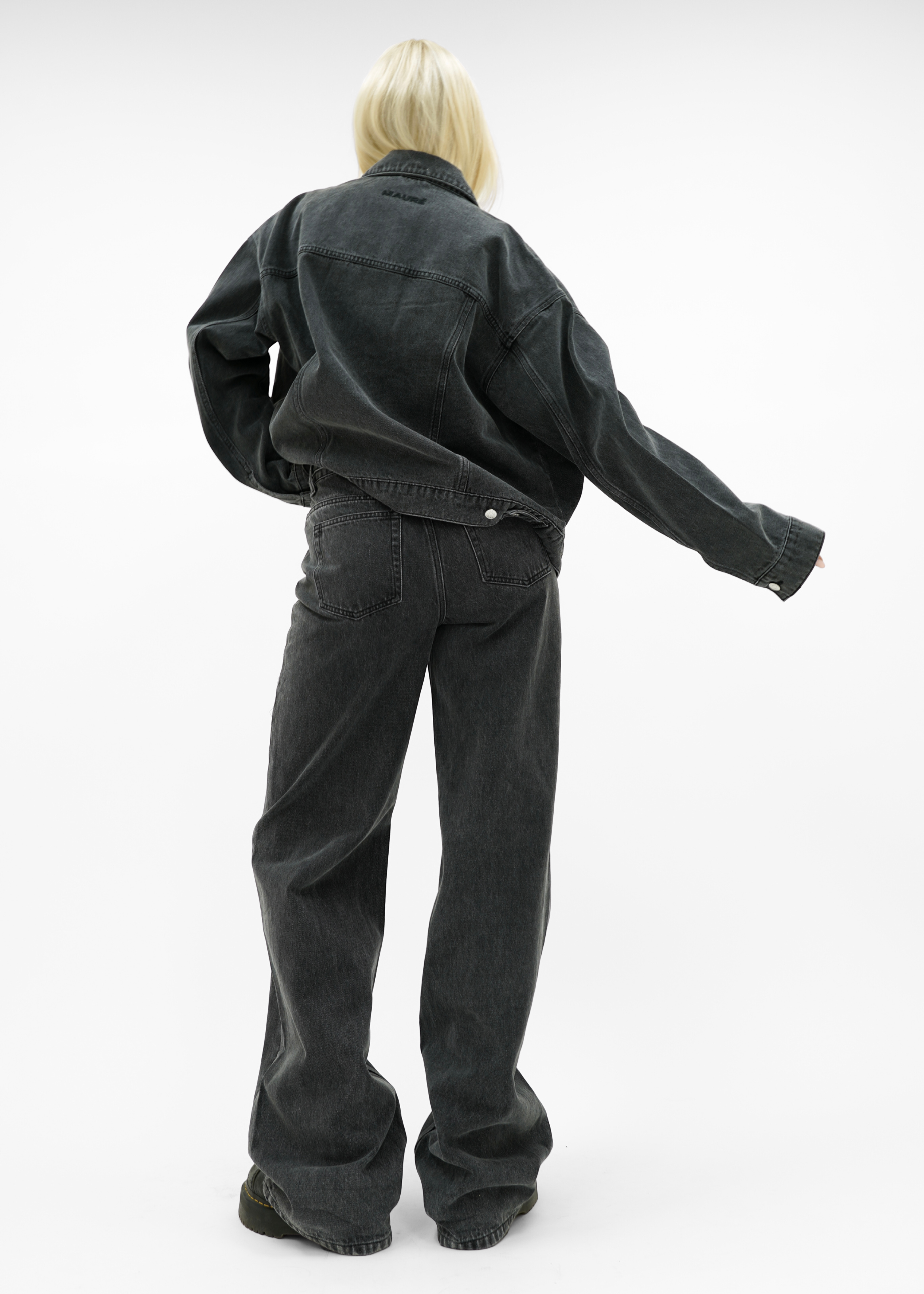 Baggy jeans dark washed grey (tall)