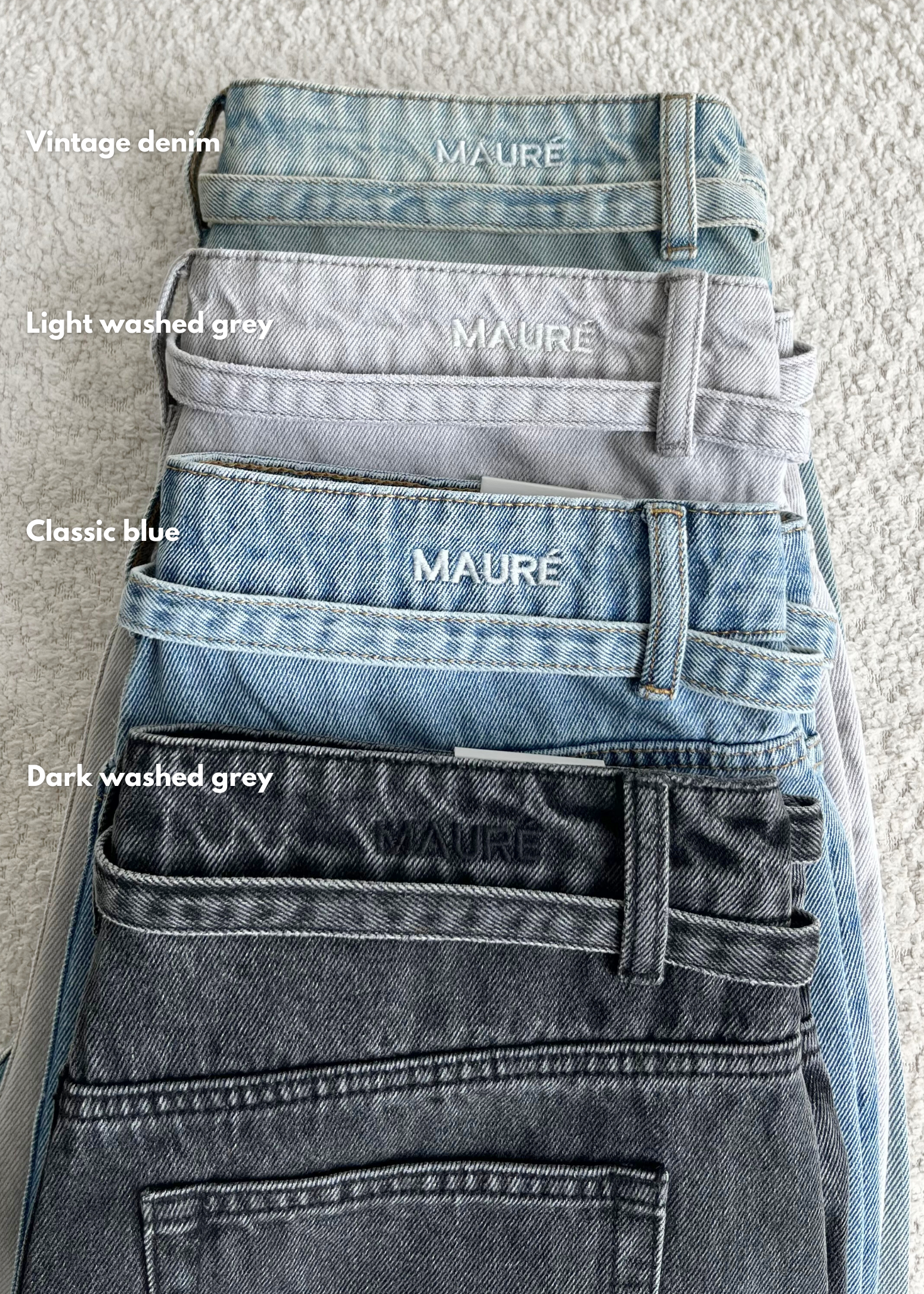 Baggy jeans light washed grey (tall)