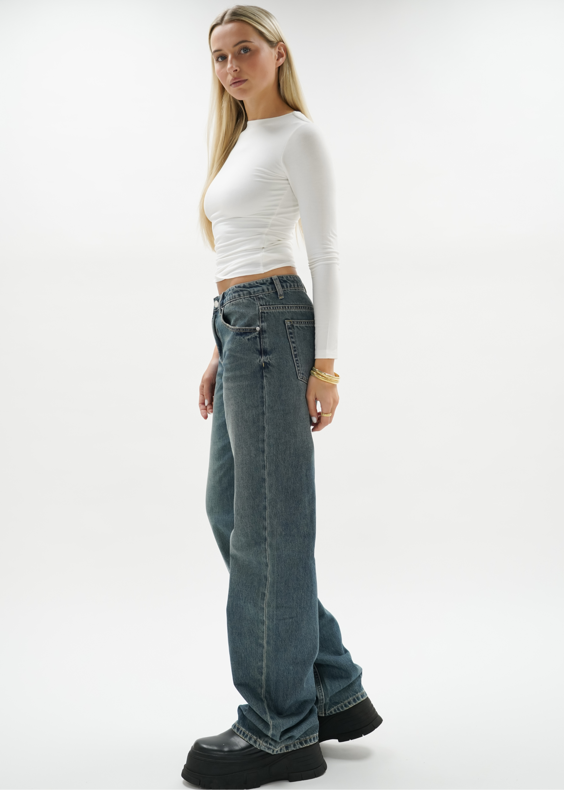 Low waist jeans vintage blue (tall)