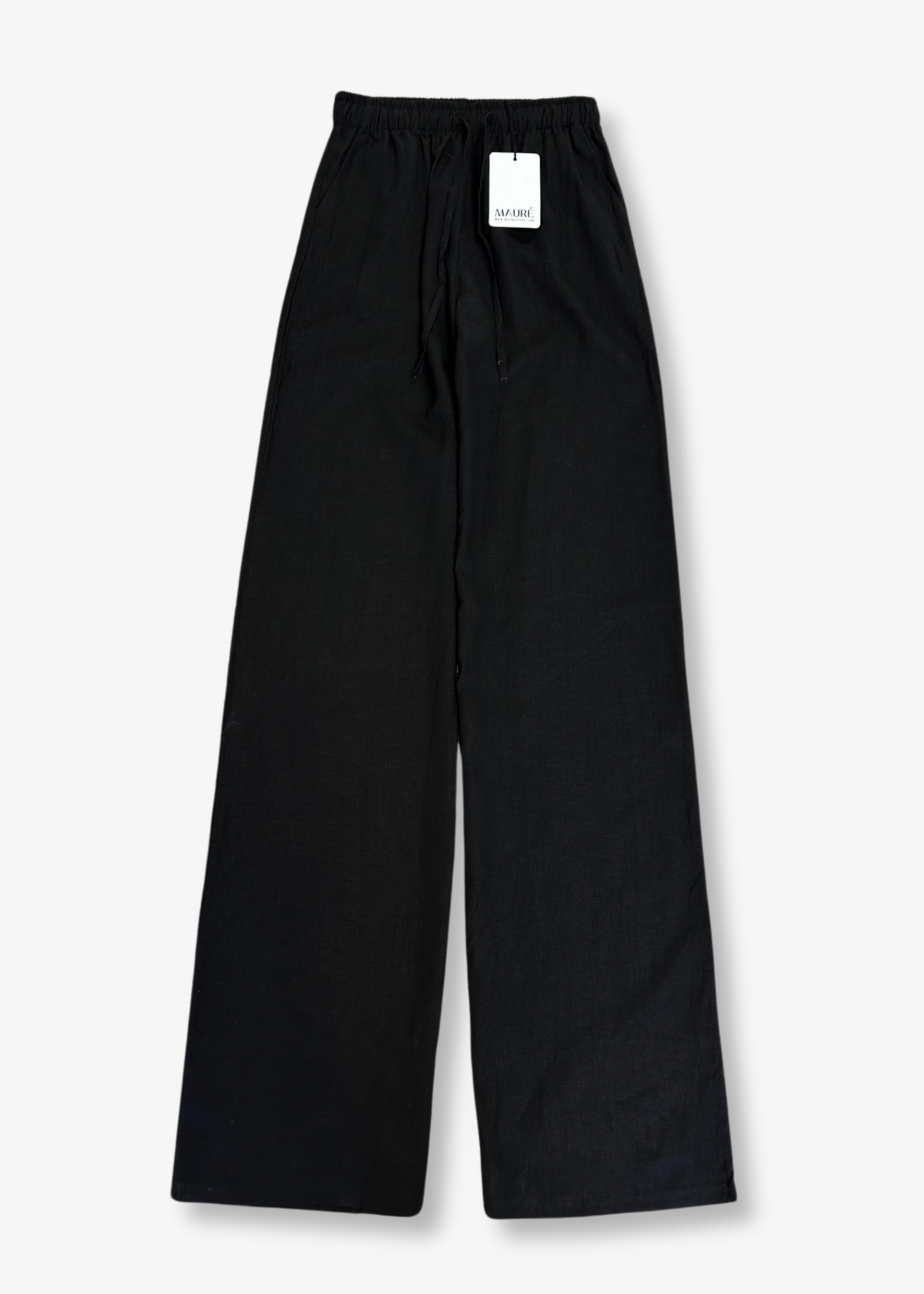 Linnen pants (tall) black