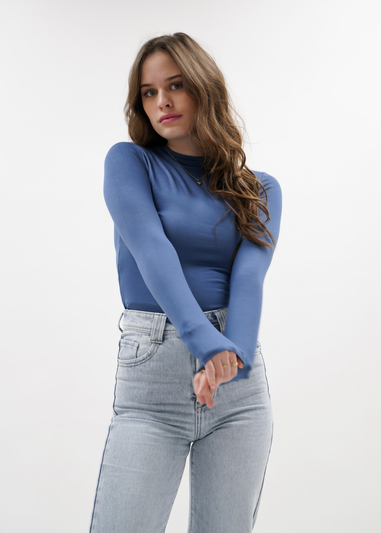 Long sleeve body dark blue