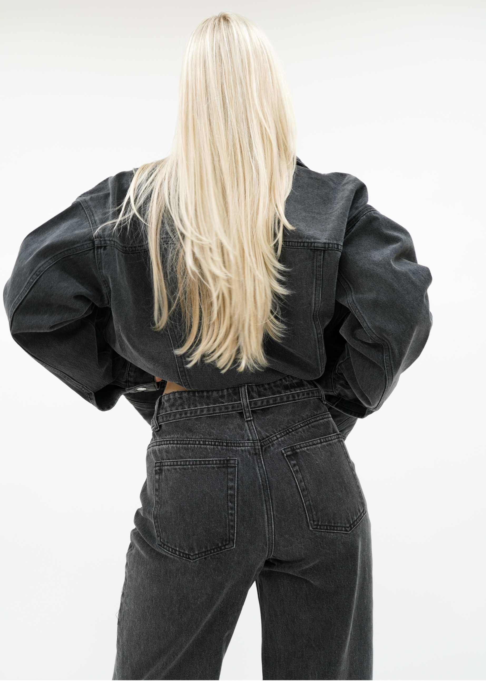 Baggy jeans dark washed grey (tall)