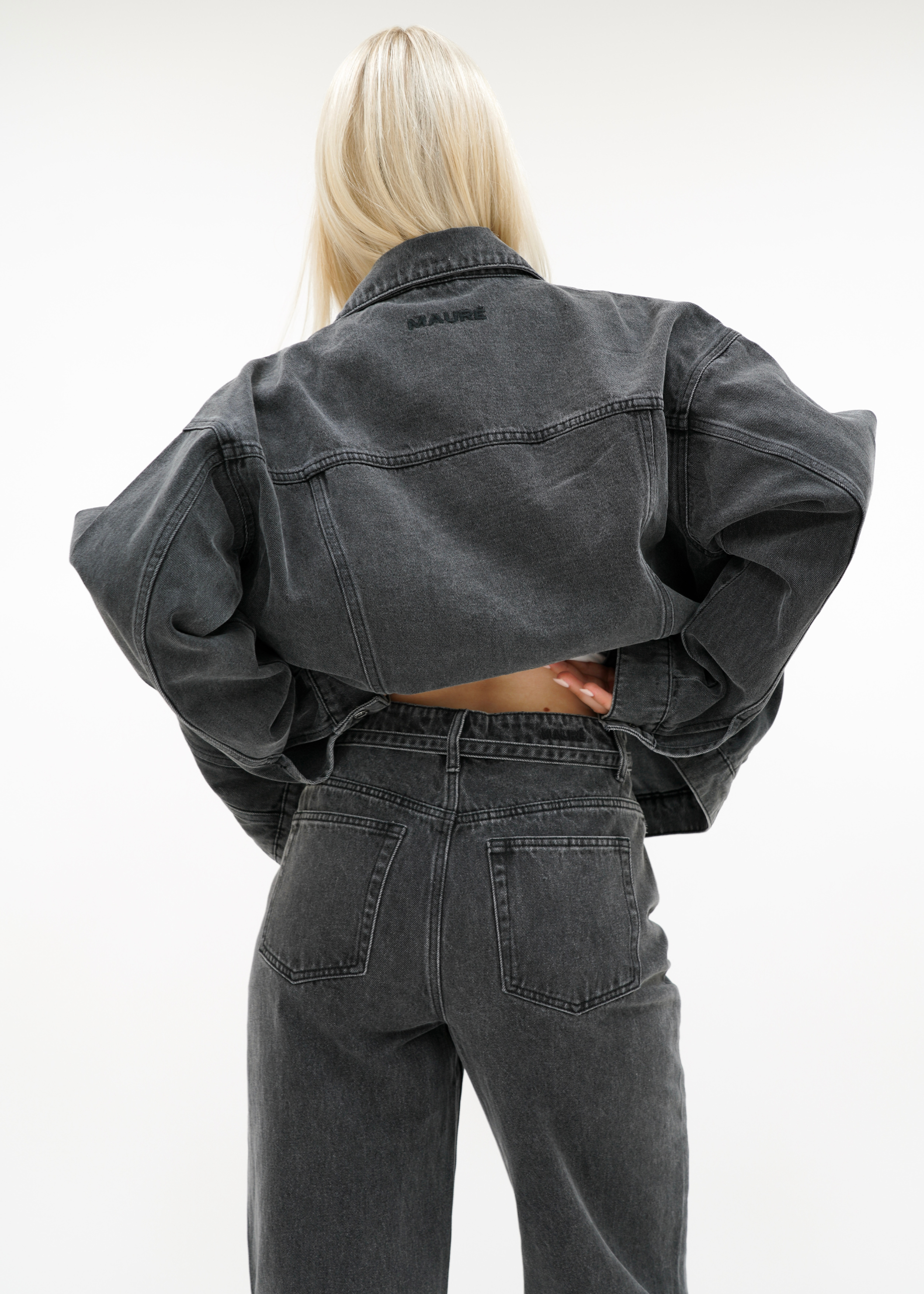 Baggy jeans dark washed grey (tall)