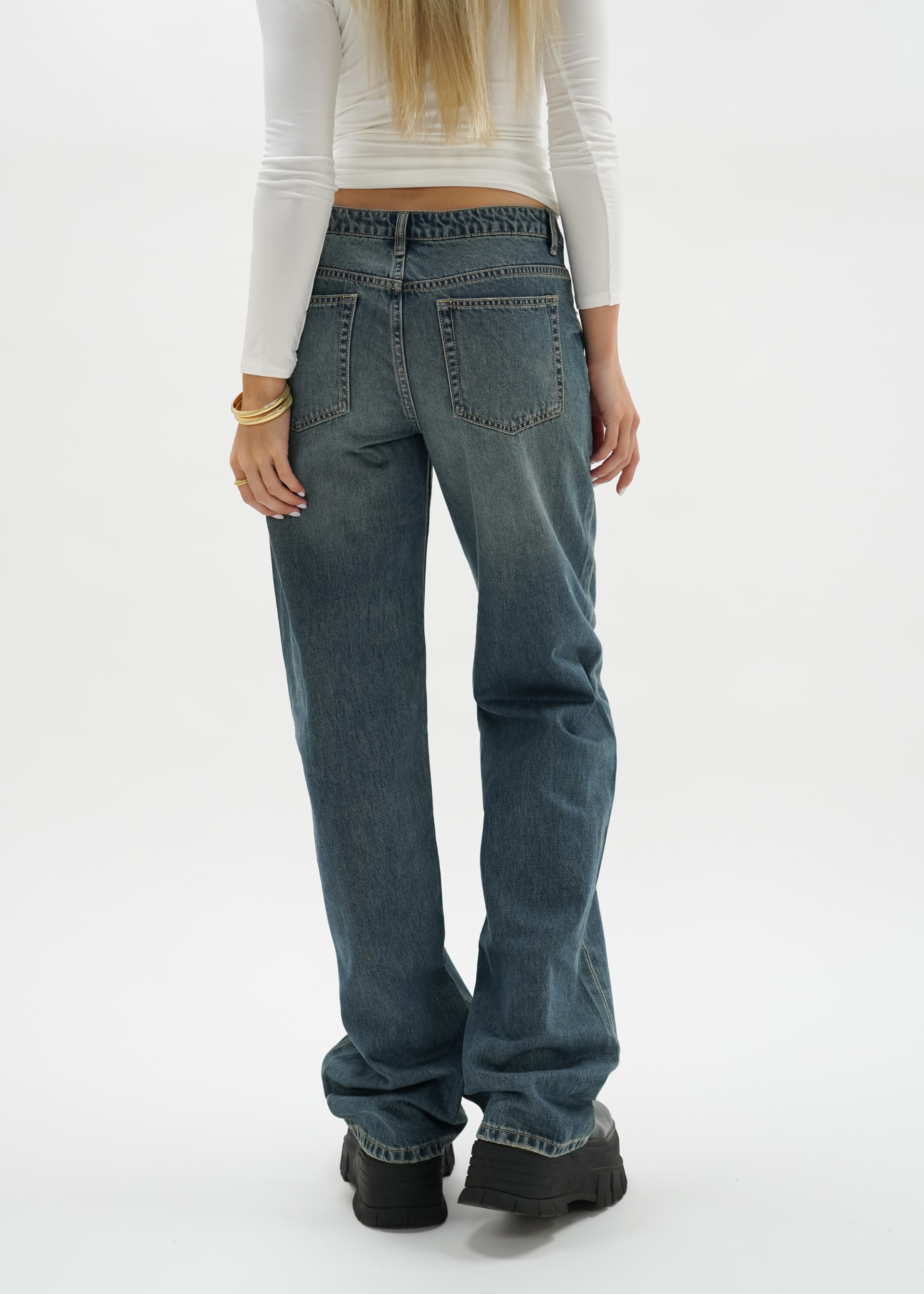 Low waist jeans vintage blue (tall)