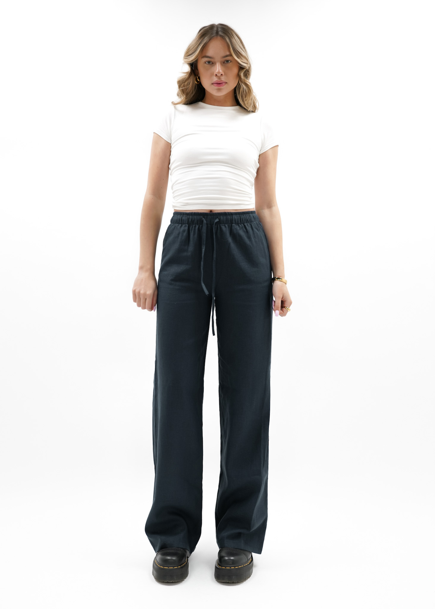 Linen pants (TALL) Navy