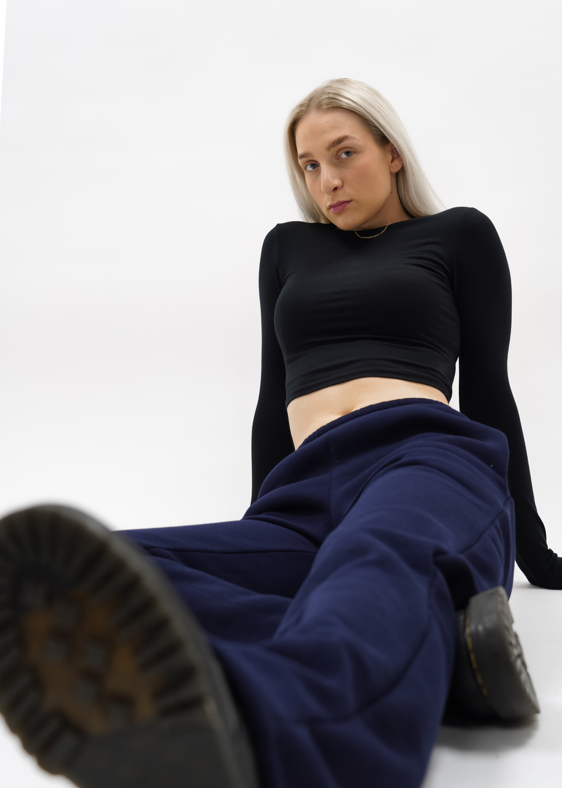 Low/mid waist jogger pants night blue (TALL)