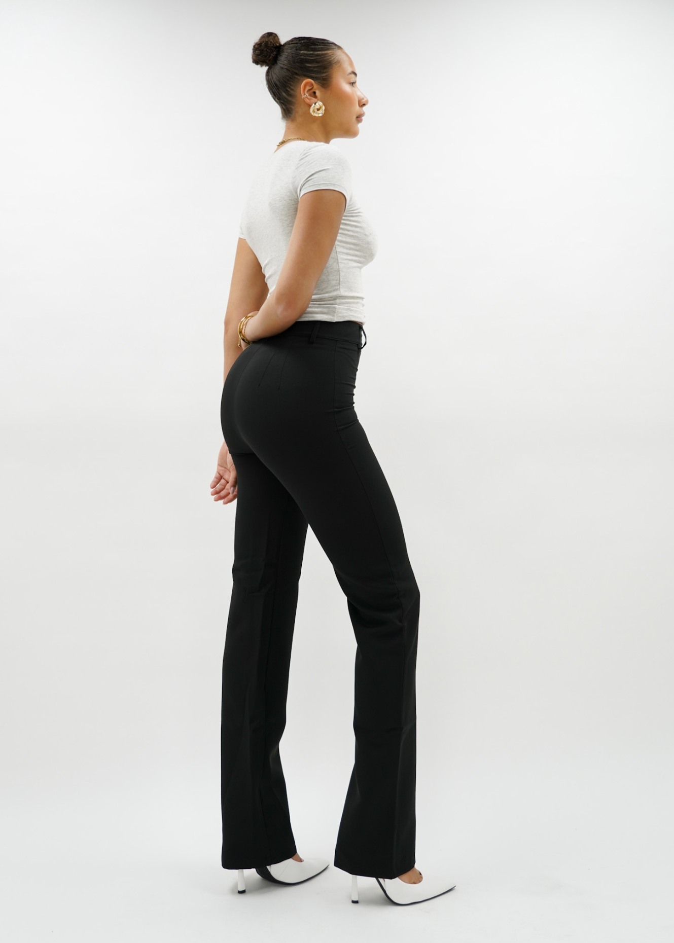Straight leg pants classic black (tall)