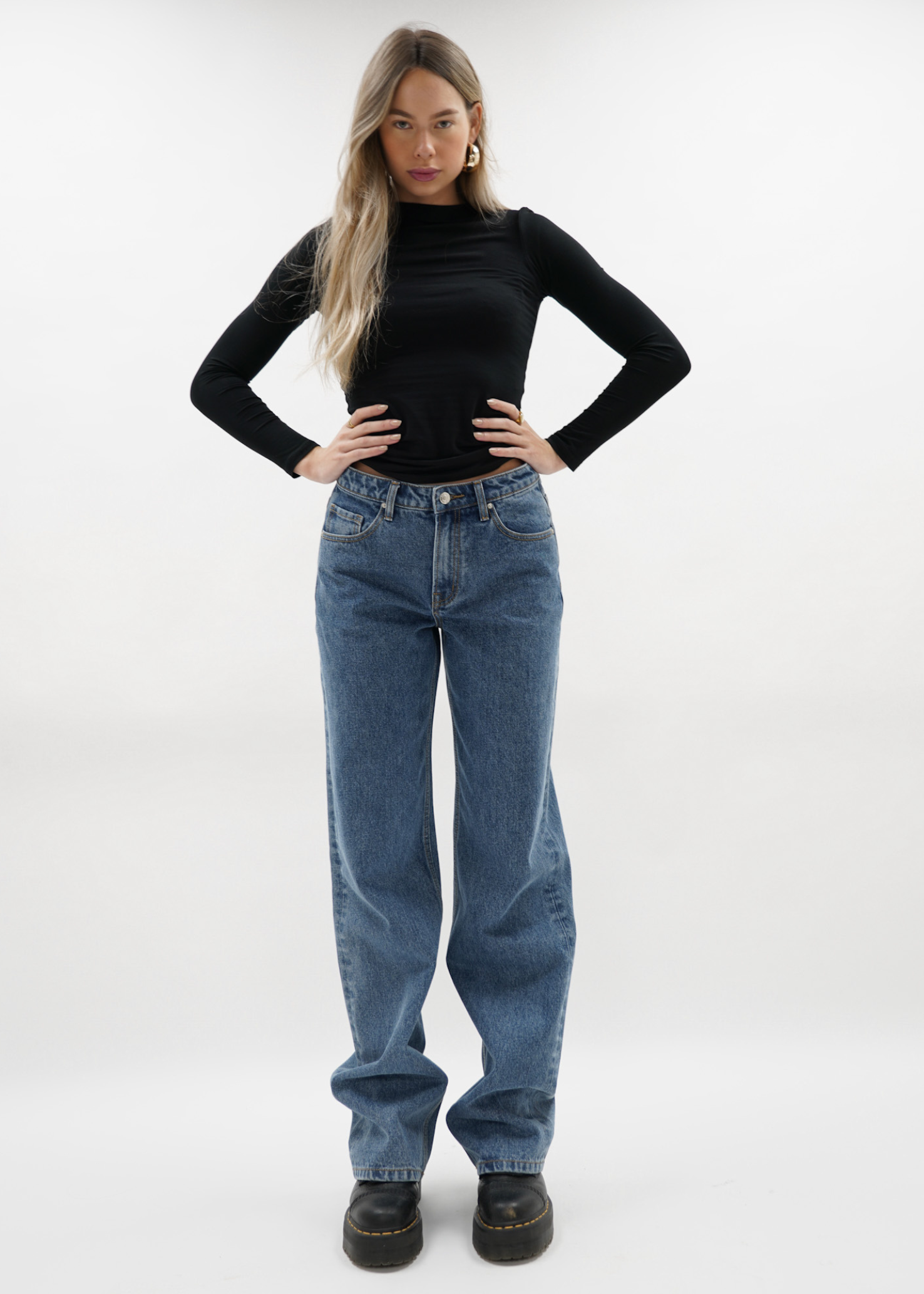 Low waist jeans dark blue (TALL)