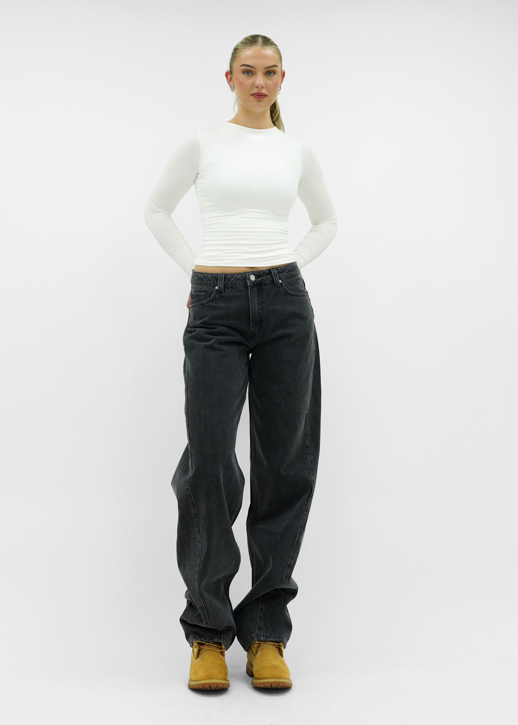 Balloon jeans dark grey (tall)