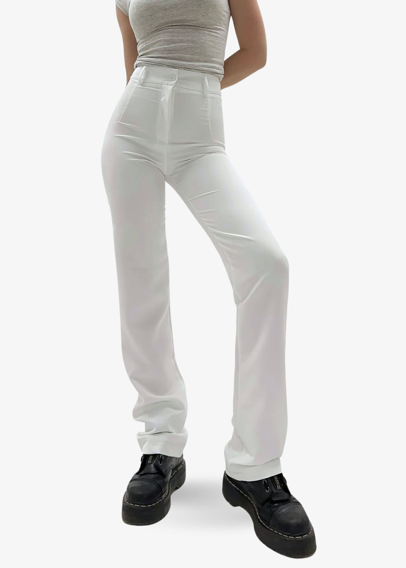 Straight leg pants classic white (tall)