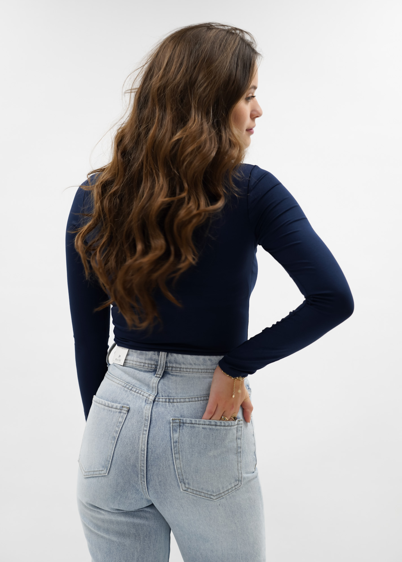 Long sleeve body night blue