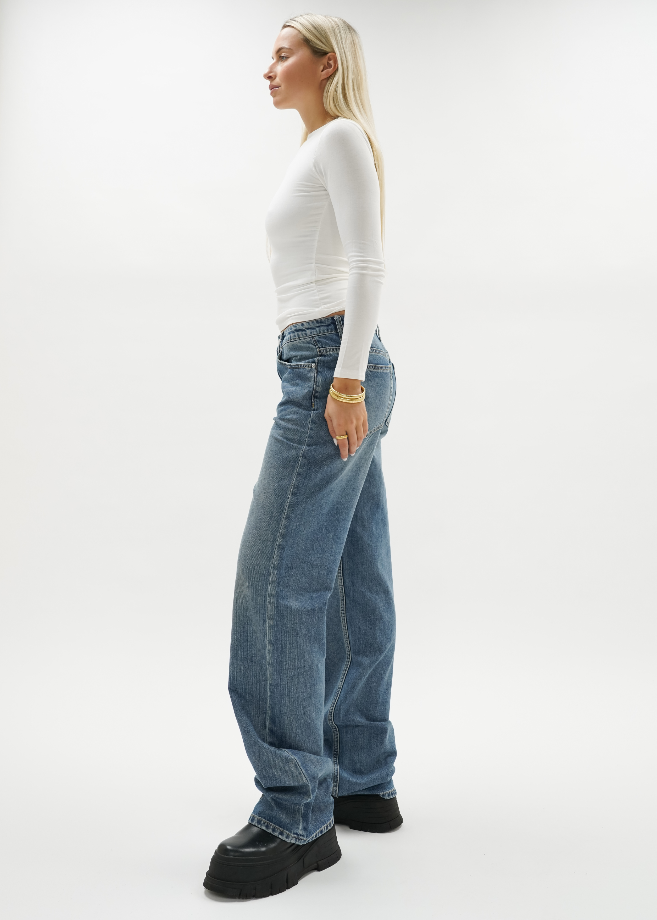 Low waist jeans denim blue (tall)