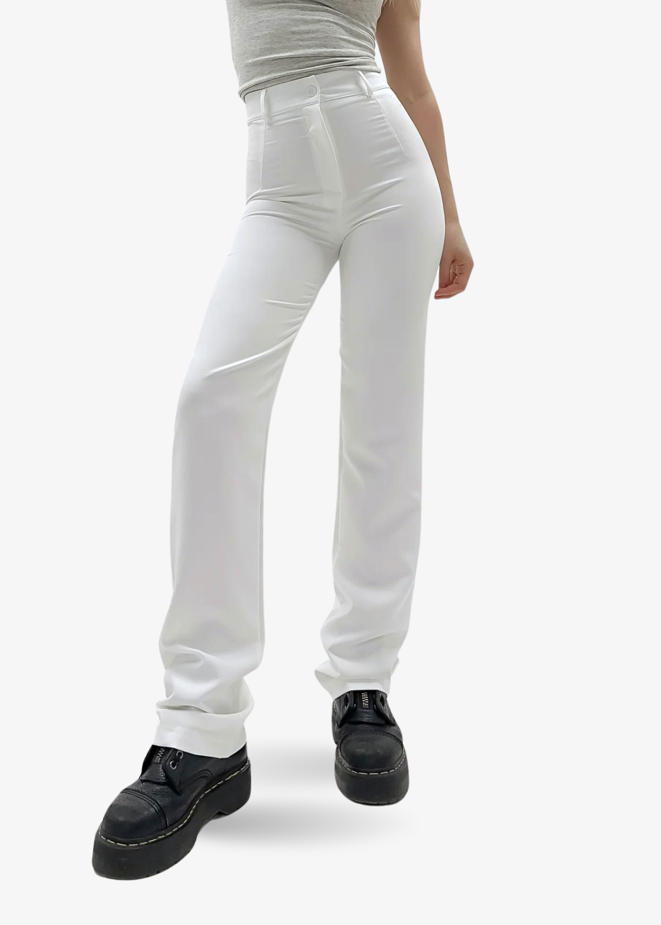 Straight leg pants classic white (tall)