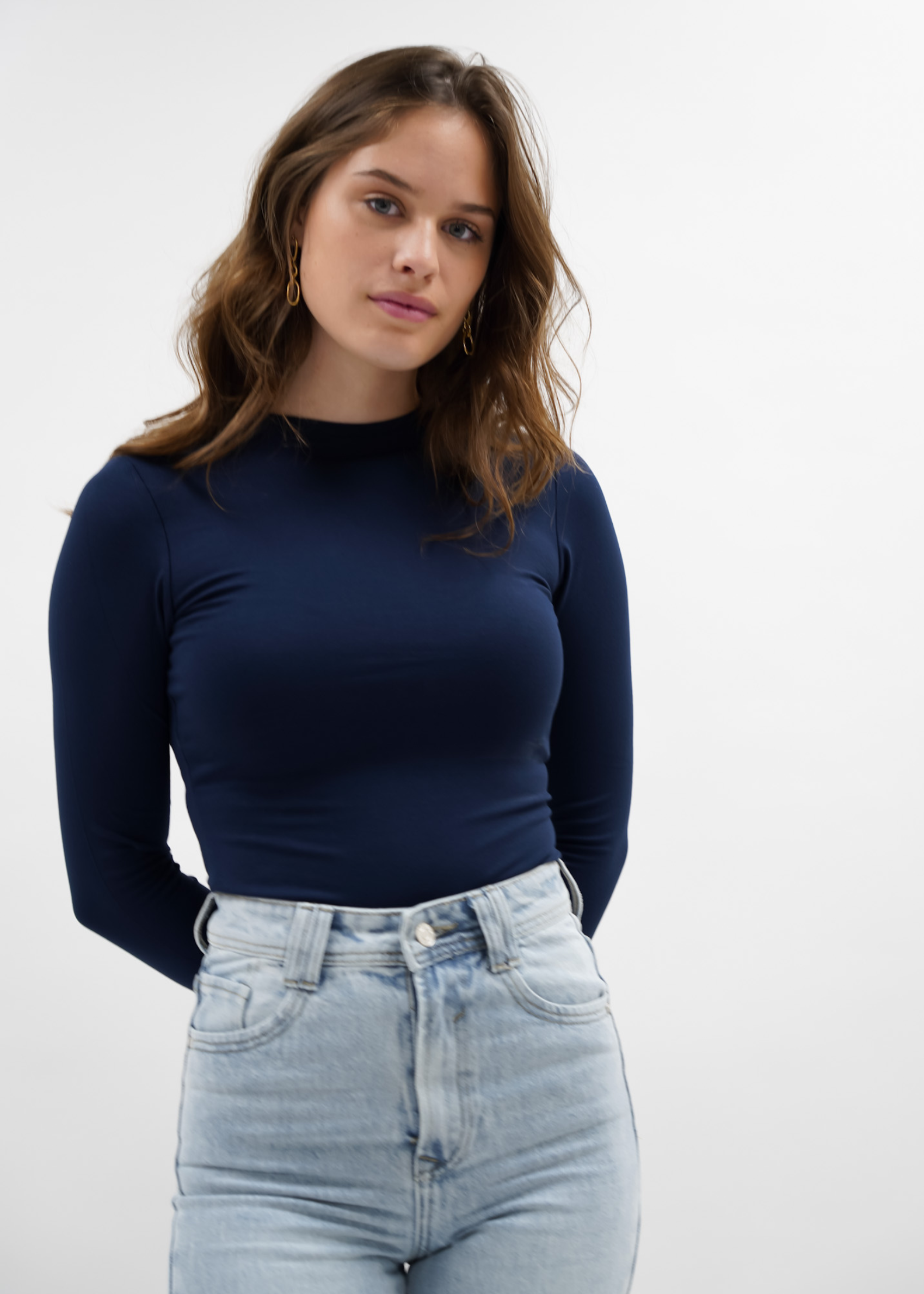 Long sleeve body night blue