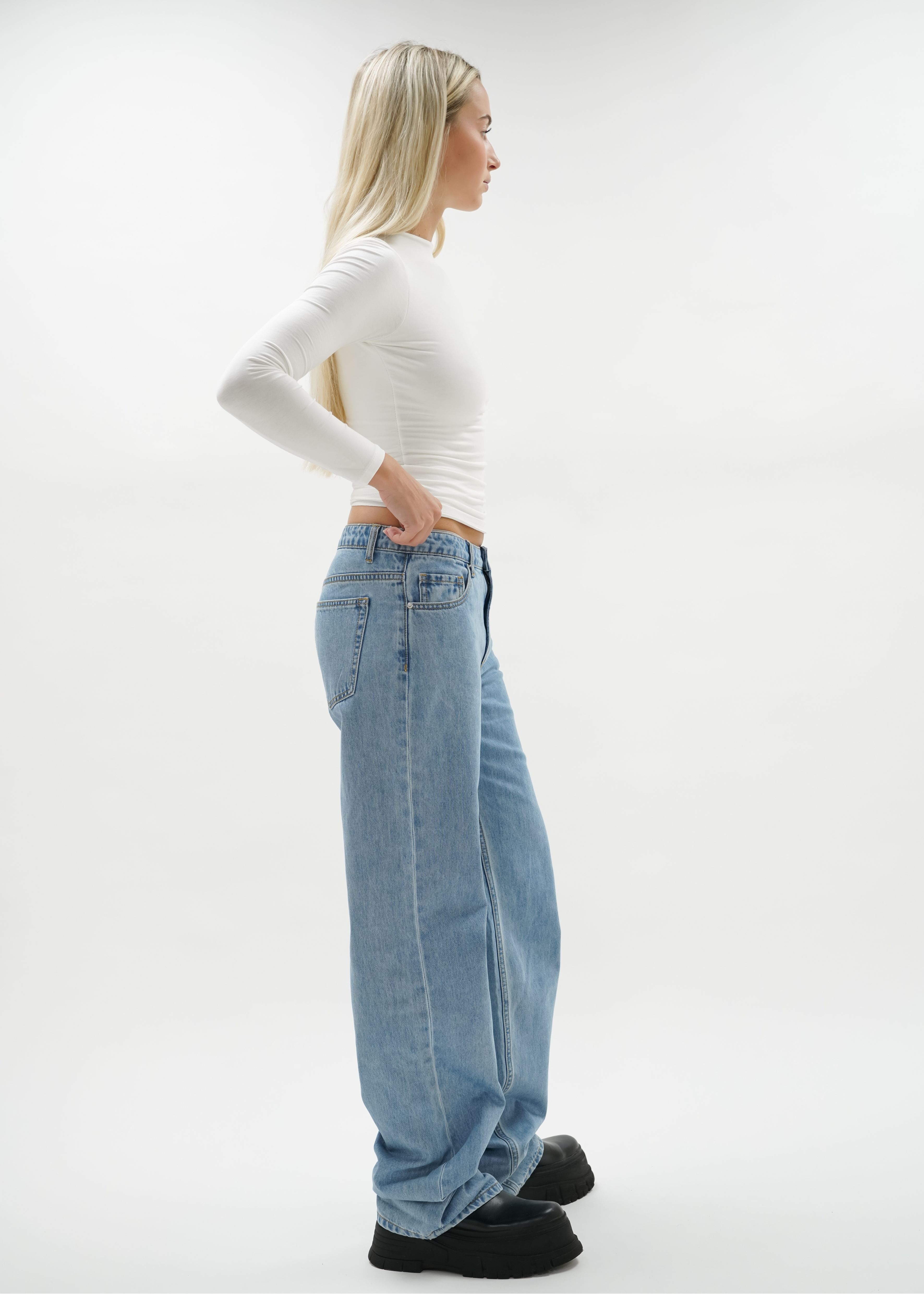 Low waist jeans classic blue (tall)