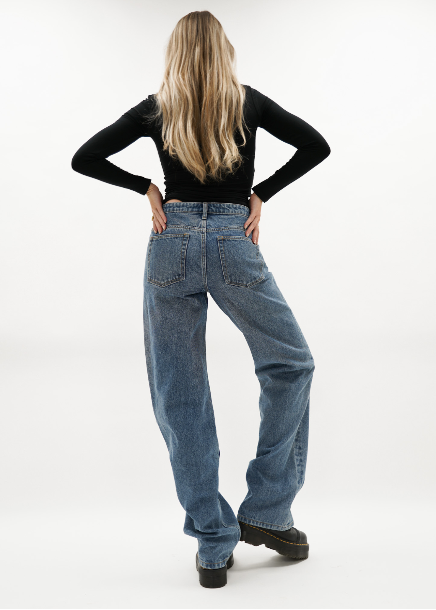 Low waist jeans dark blue (TALL)