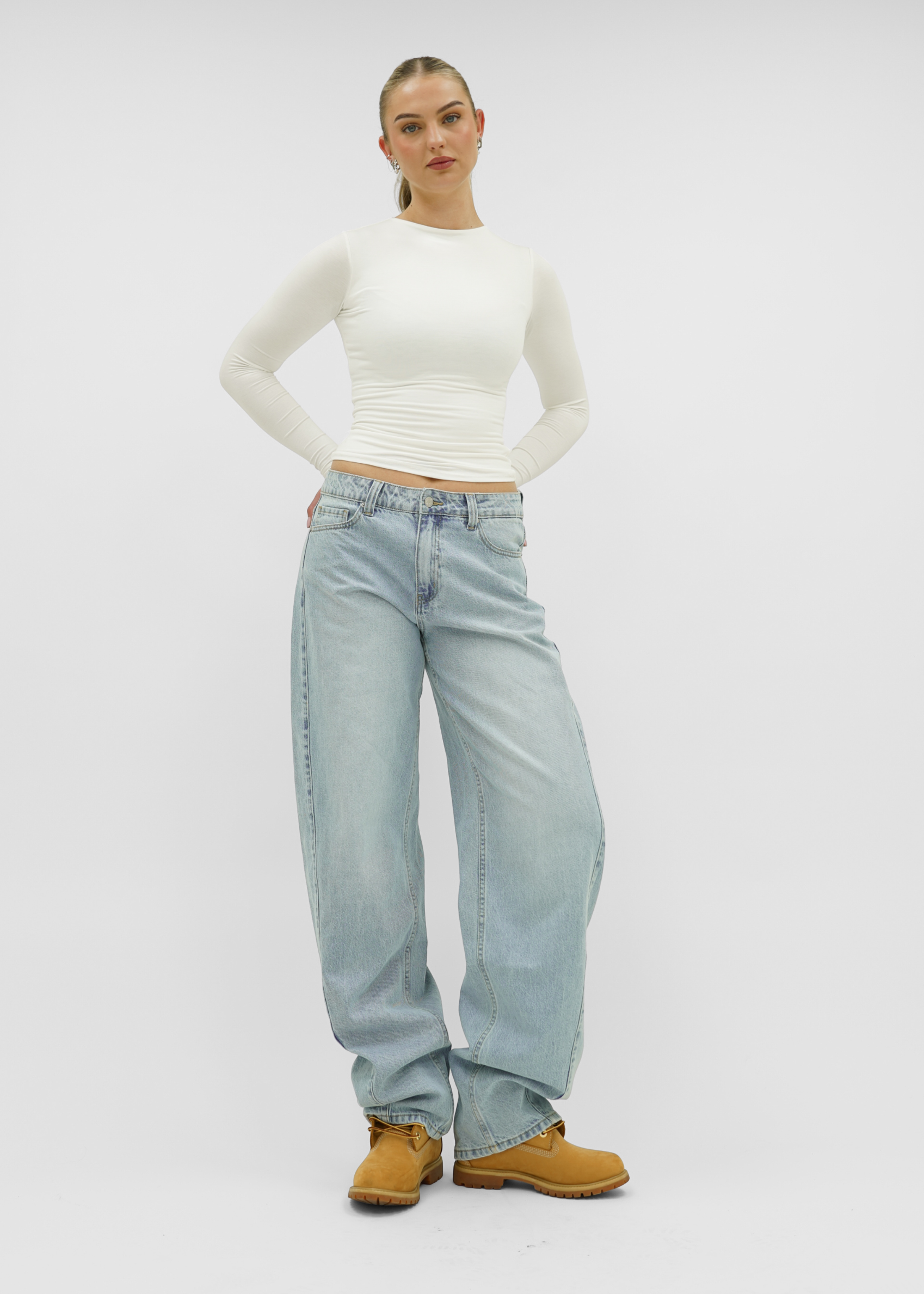 Balloon jeans light blue (tall)