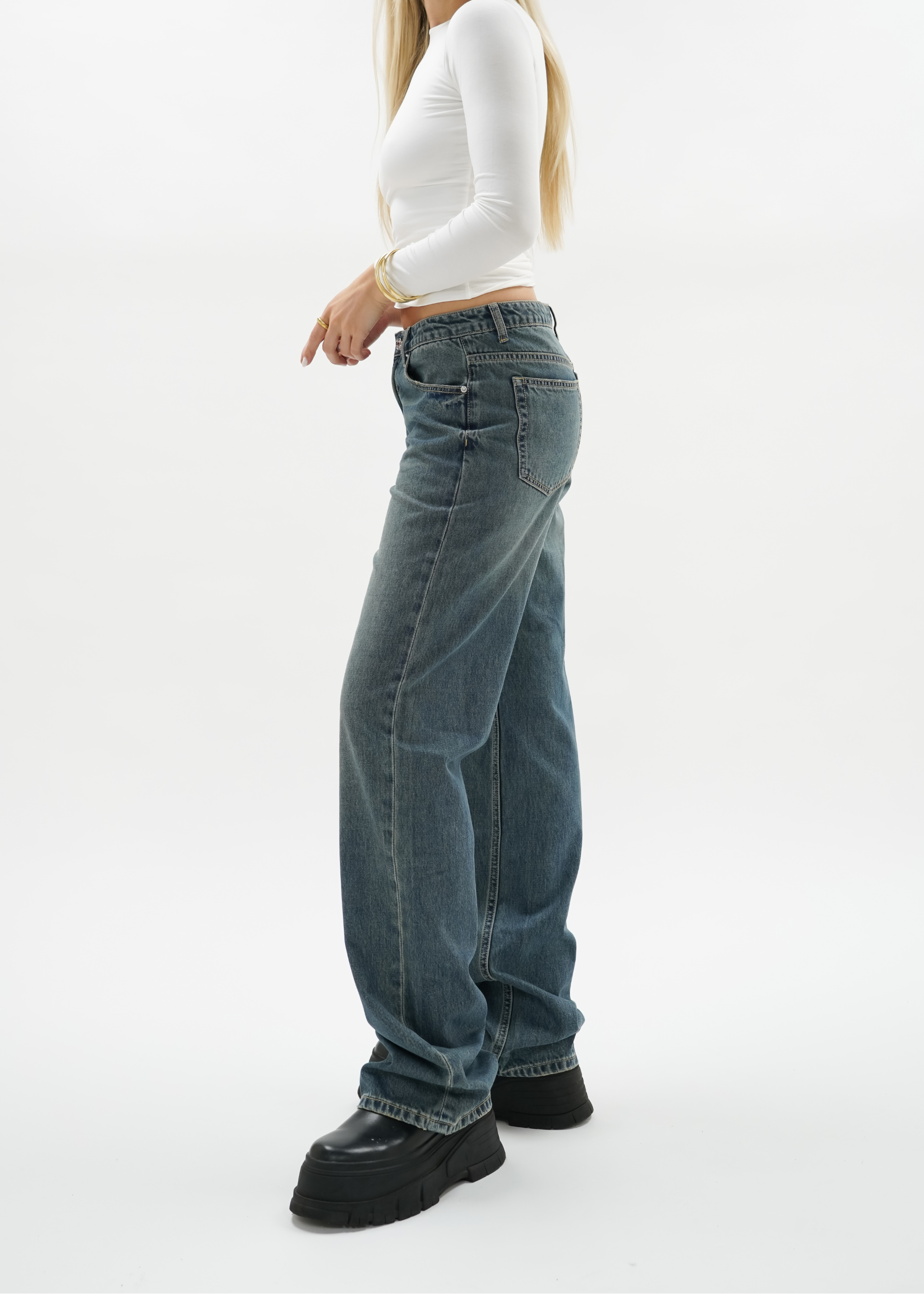 Low waist jeans vintage blue (tall)