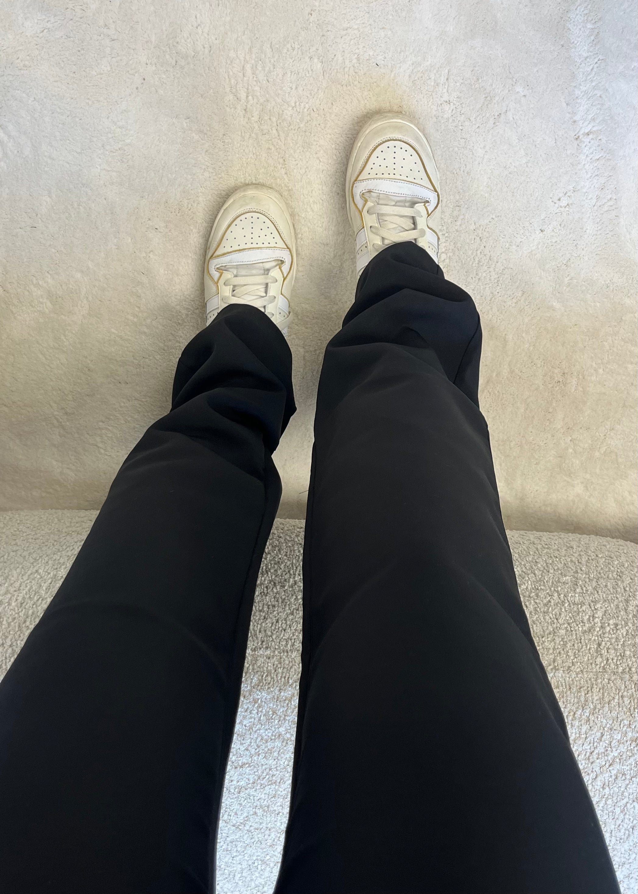 Gerade Bein hose schwarz (TALL)