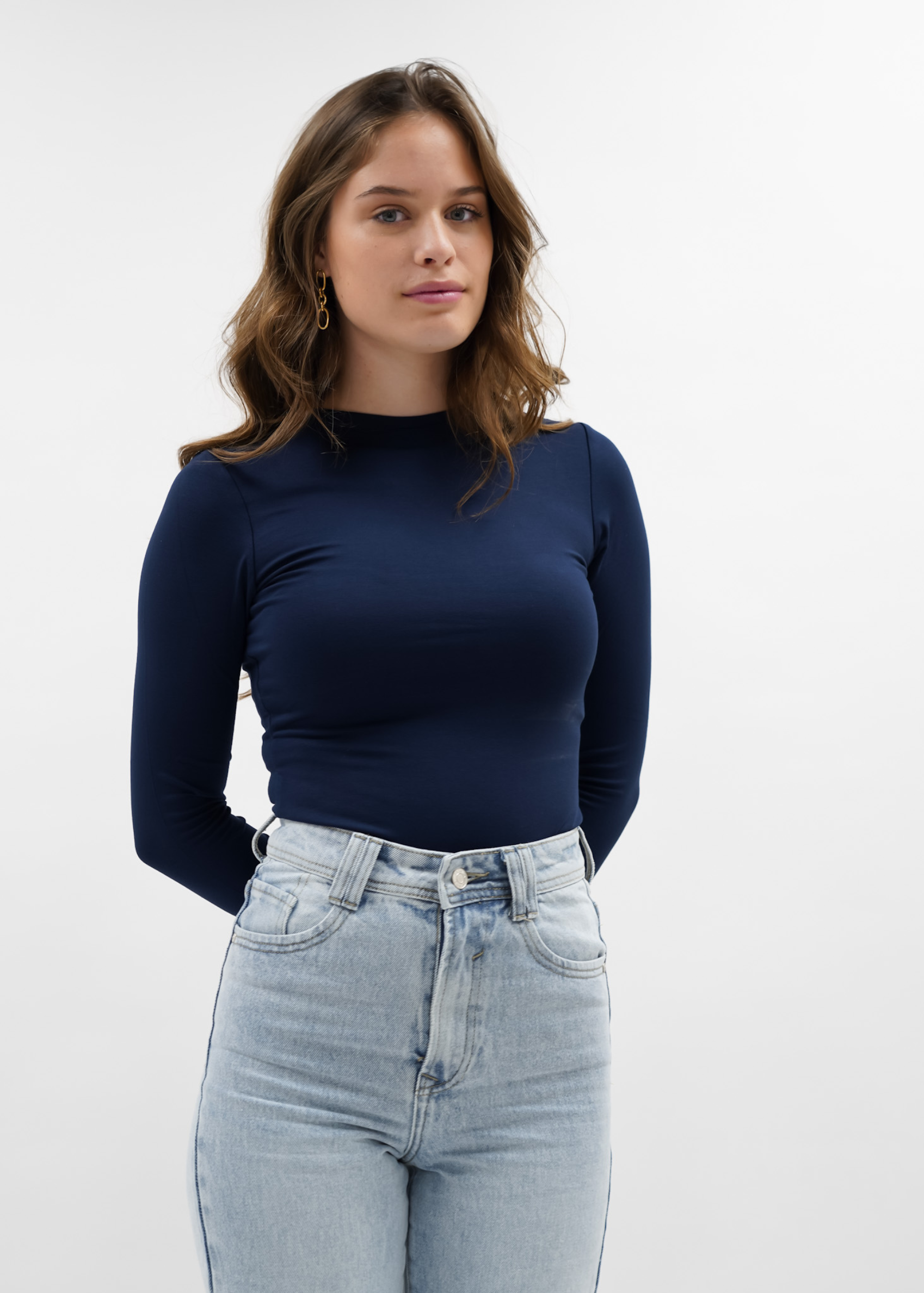 Long sleeve body night blue