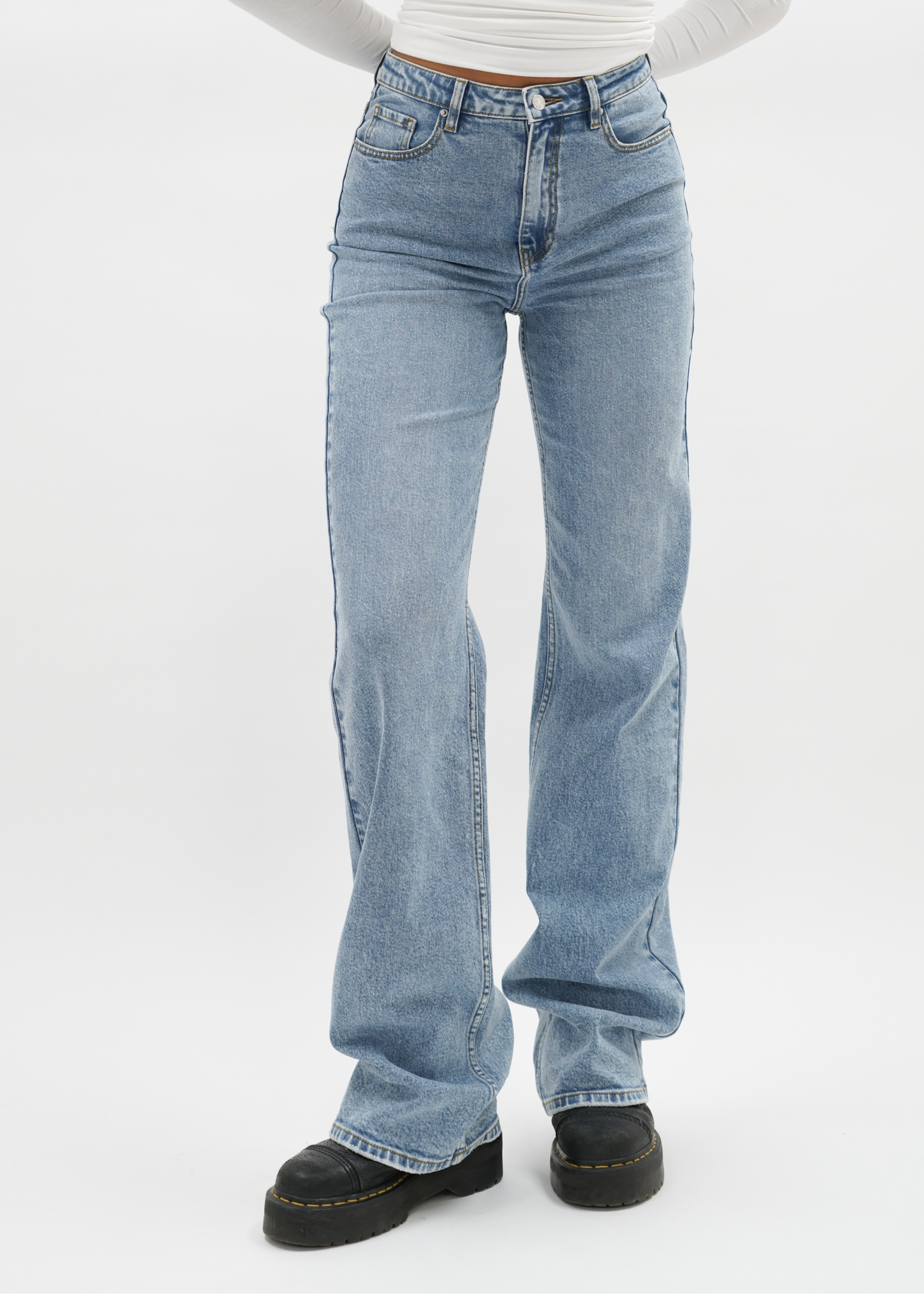 High waist wide leg jeans blue (tall)