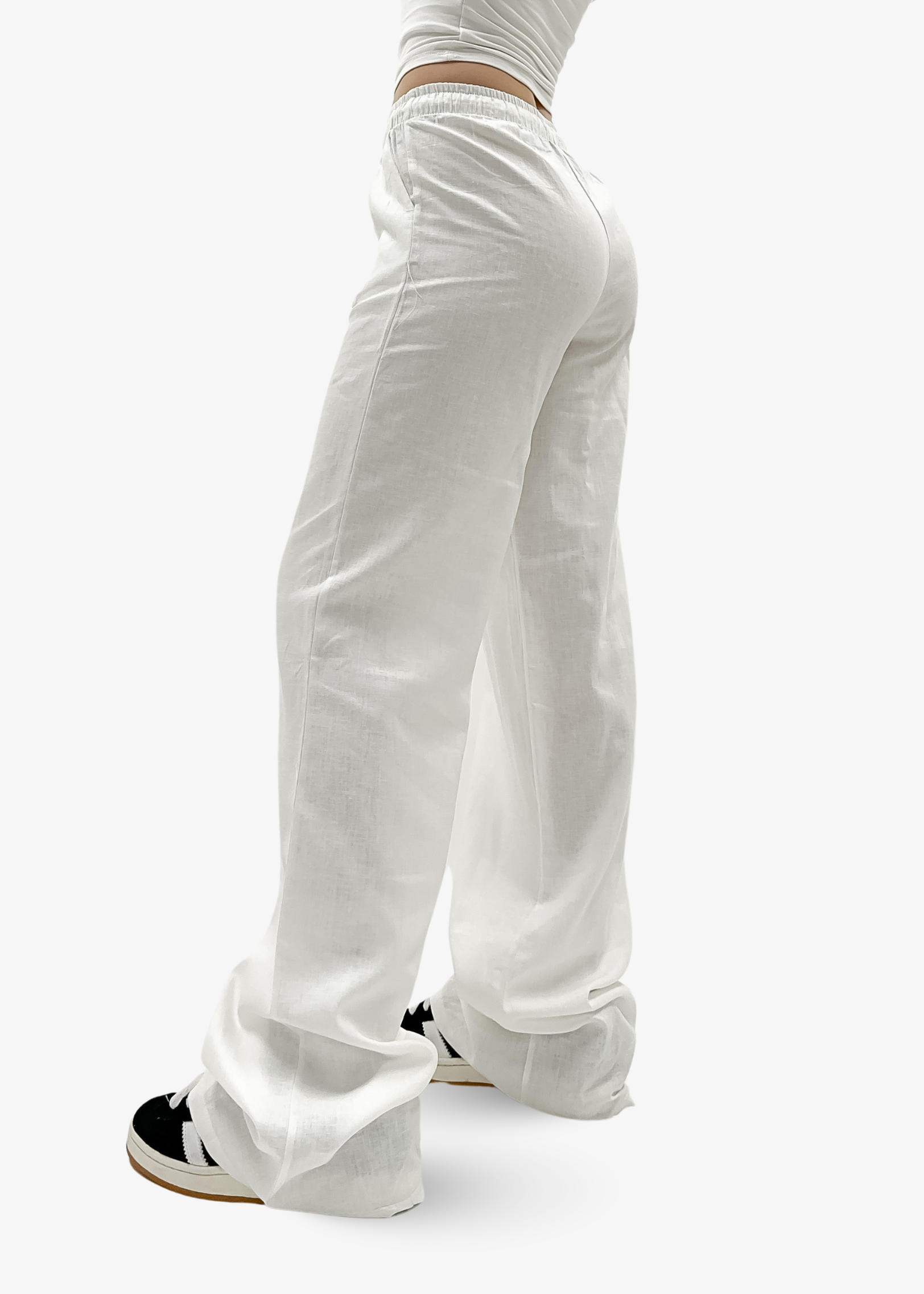 Linnen pants (tall) White
