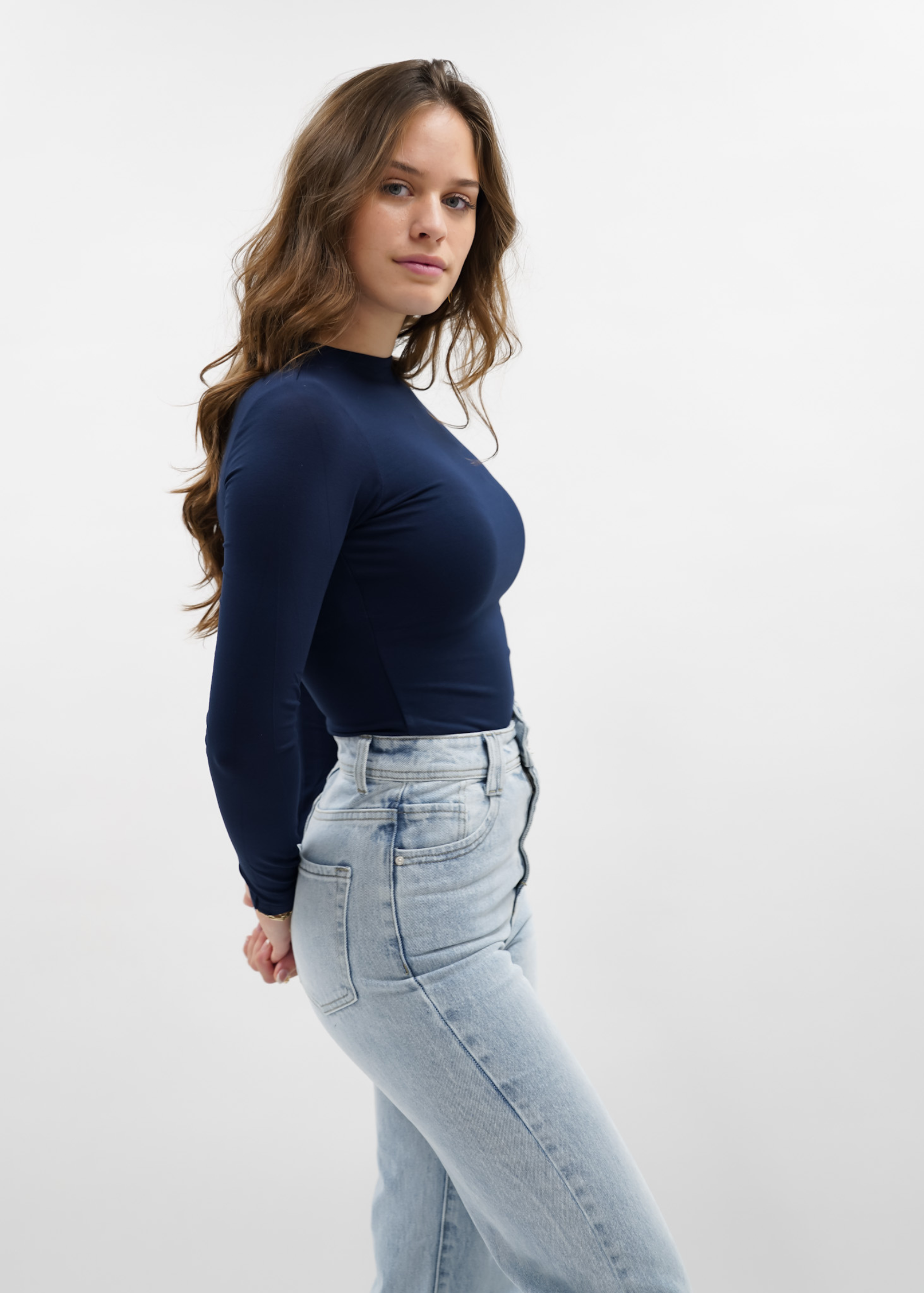 Long sleeve body night blue