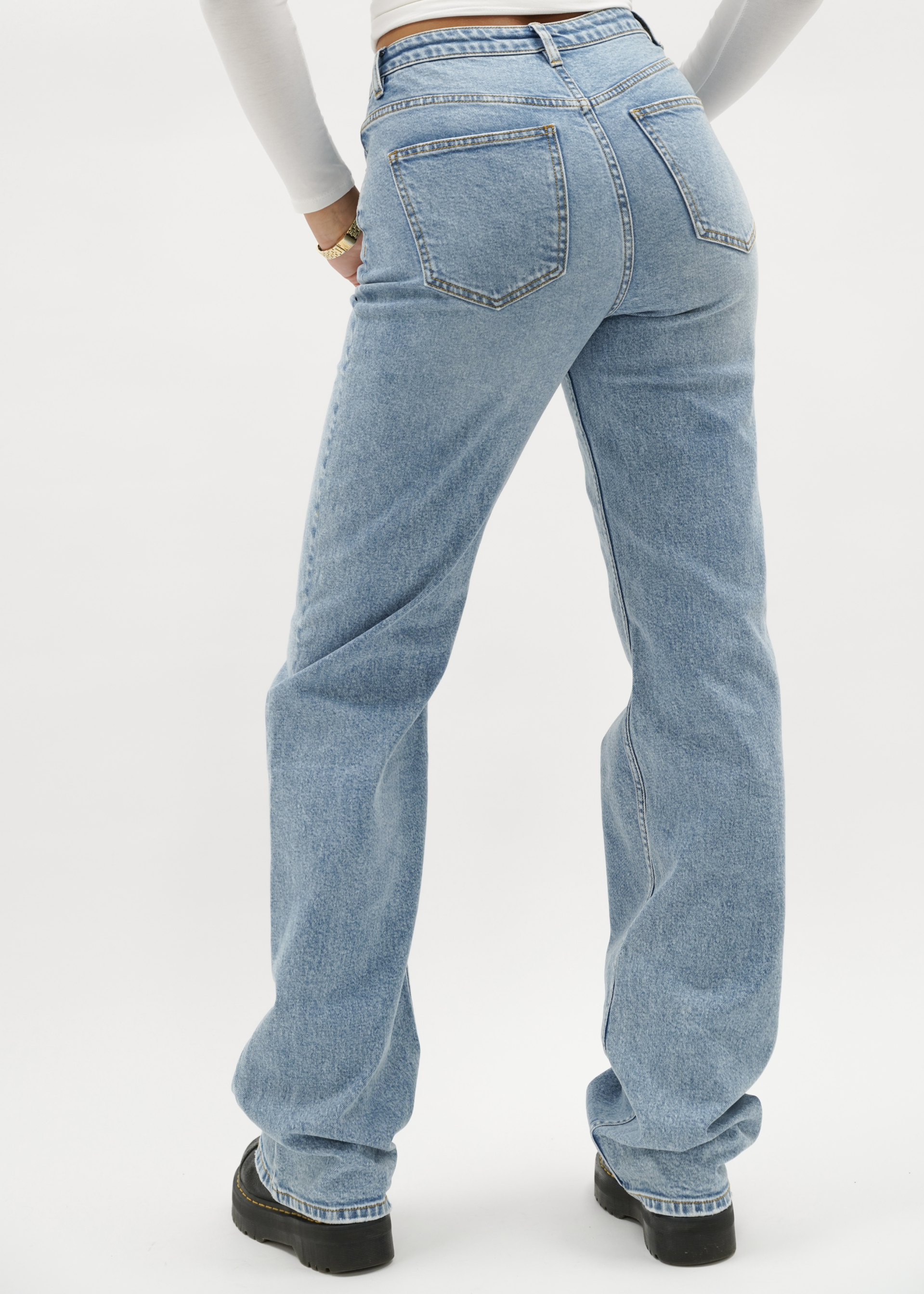 High waist wide leg jeans blue (tall)
