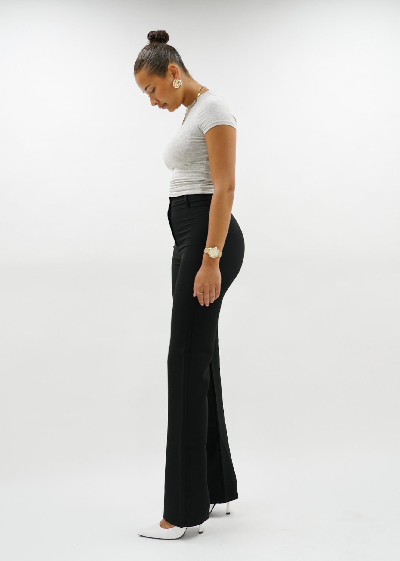 Straight leg pants classic black (tall)