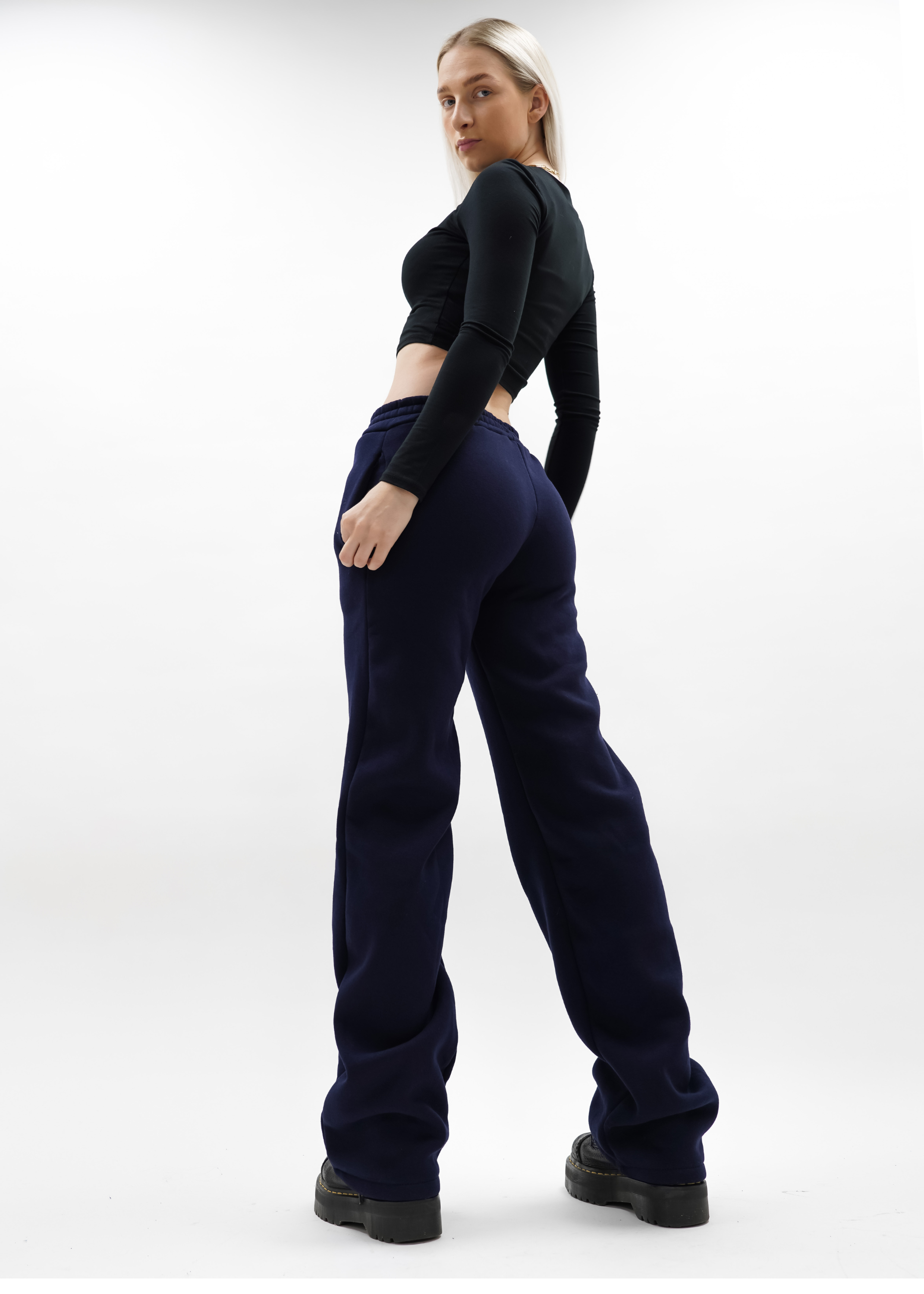 Low/mid waist jogger pants night blue (TALL)