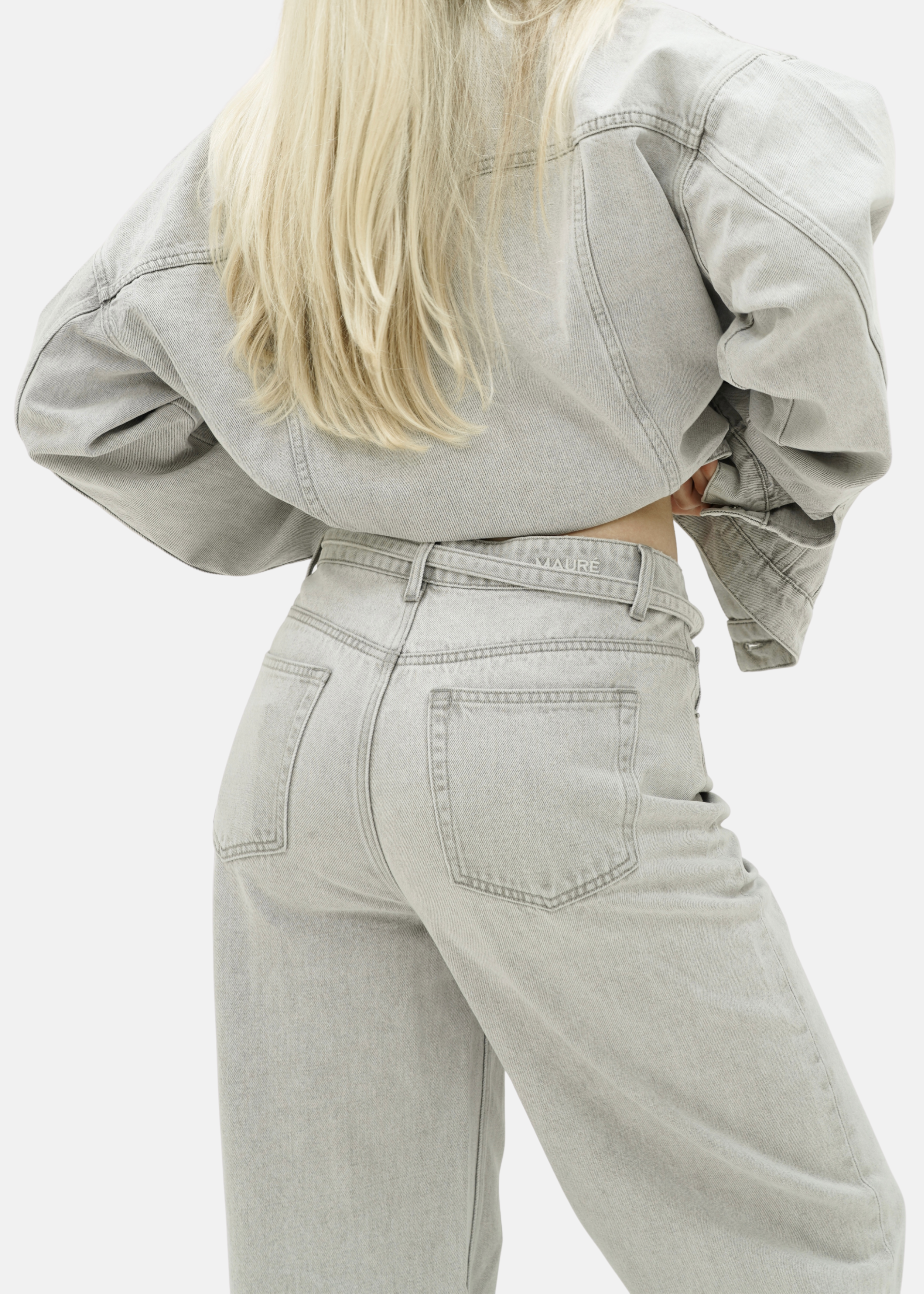 Baggy jeans light washed grey (tall)