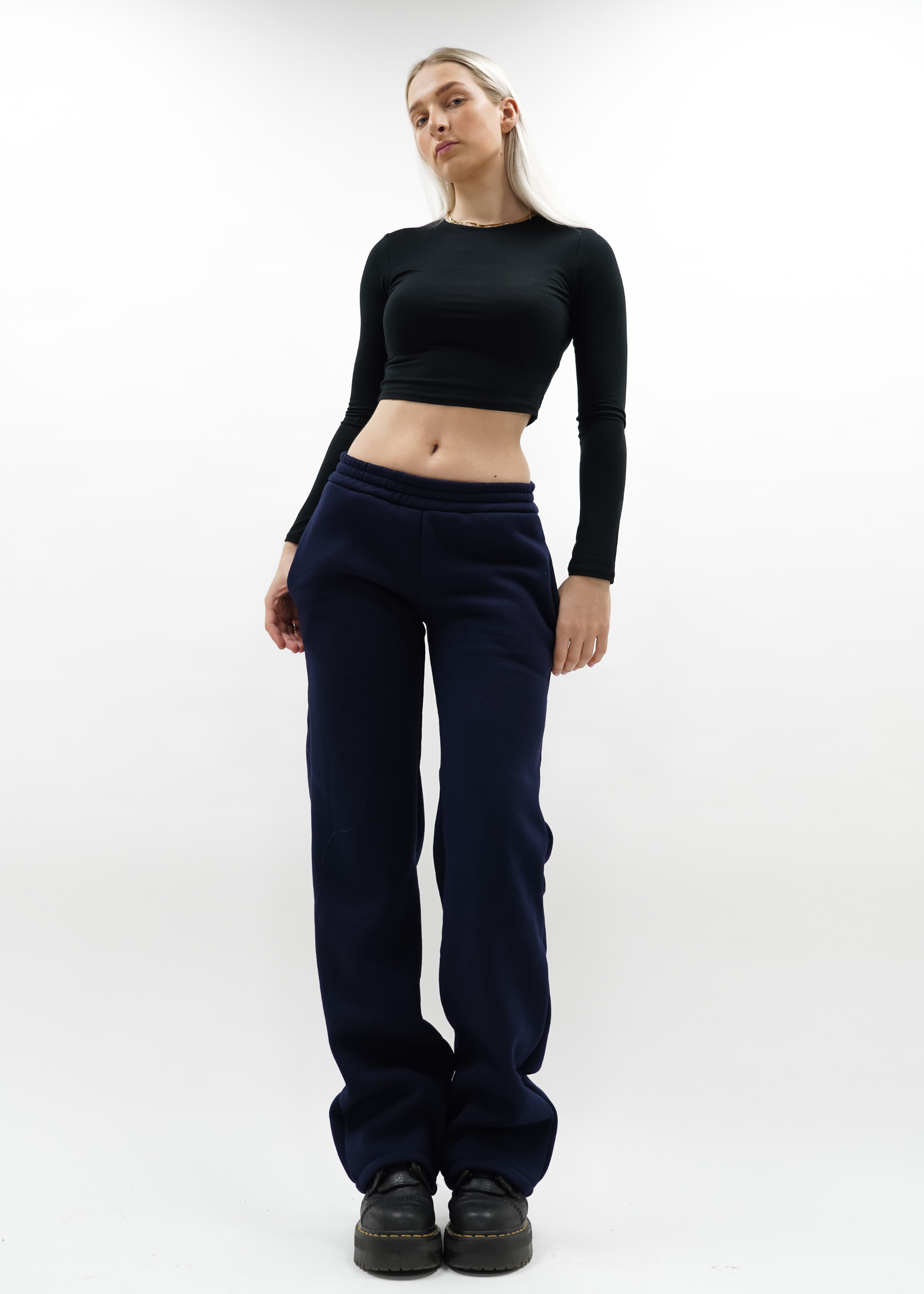 Low/mid waist jogger pants night blue (TALL)
