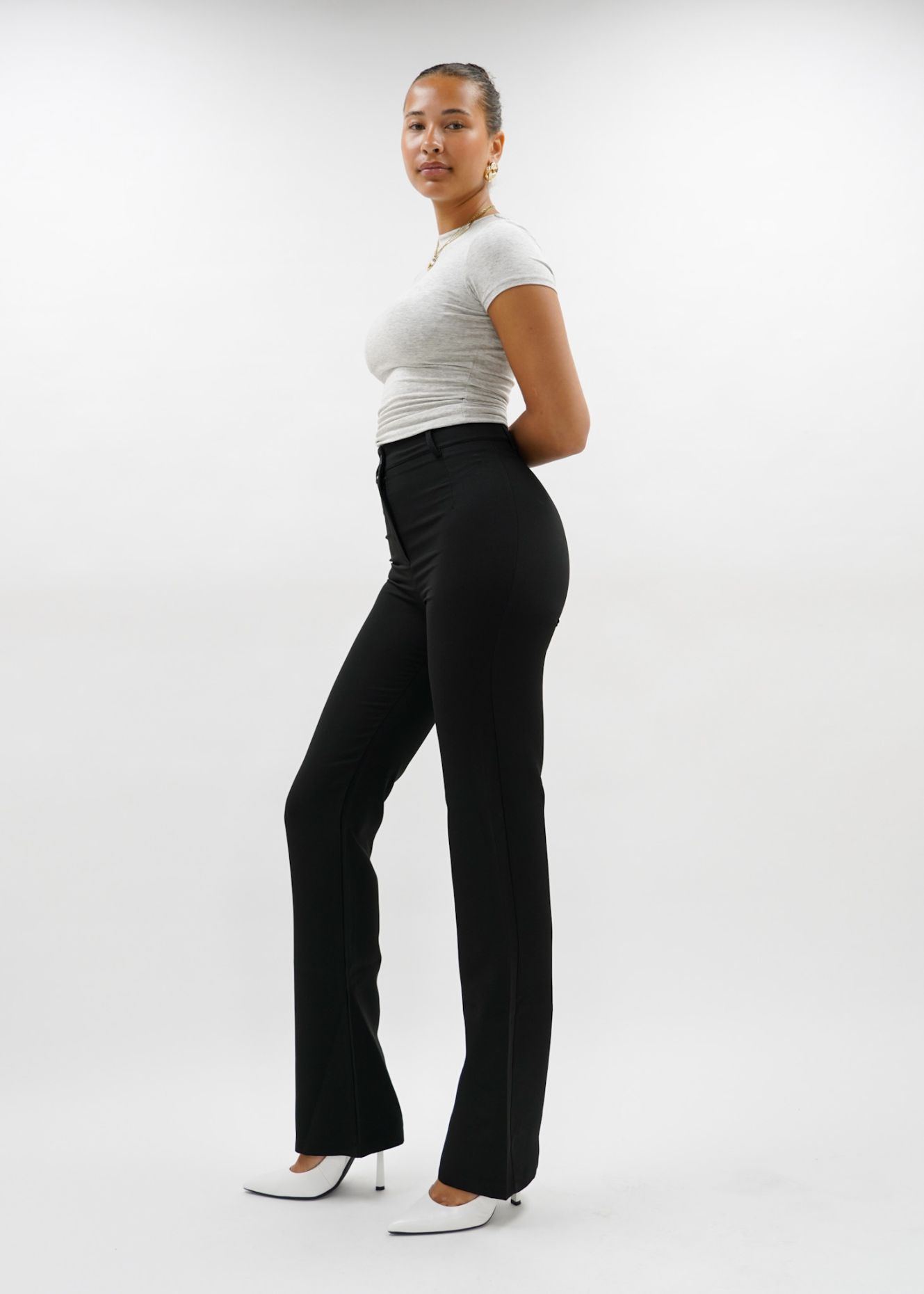 Straight leg pants classic black (tall)