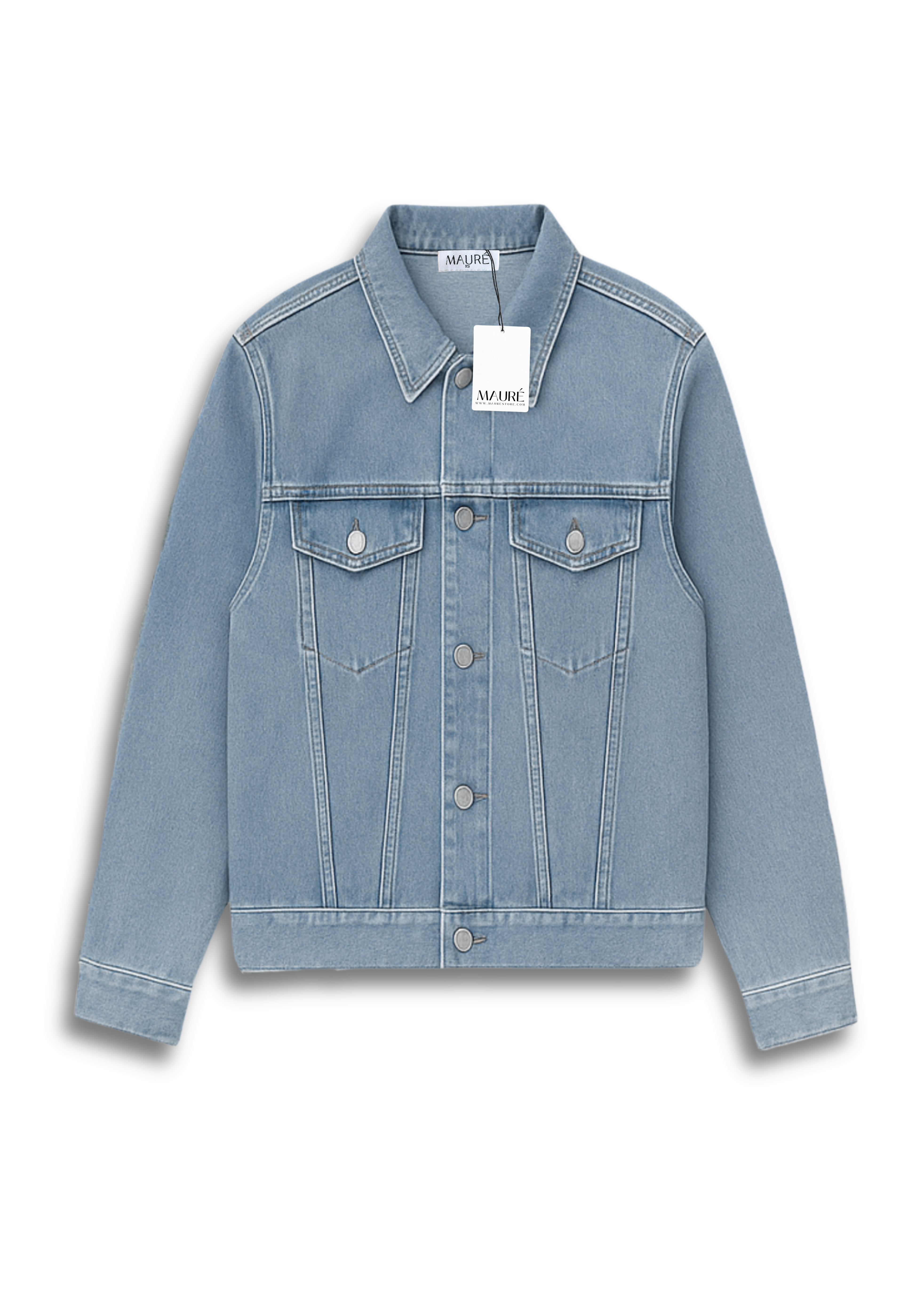 Oversized denim jacket classic blue (tall)