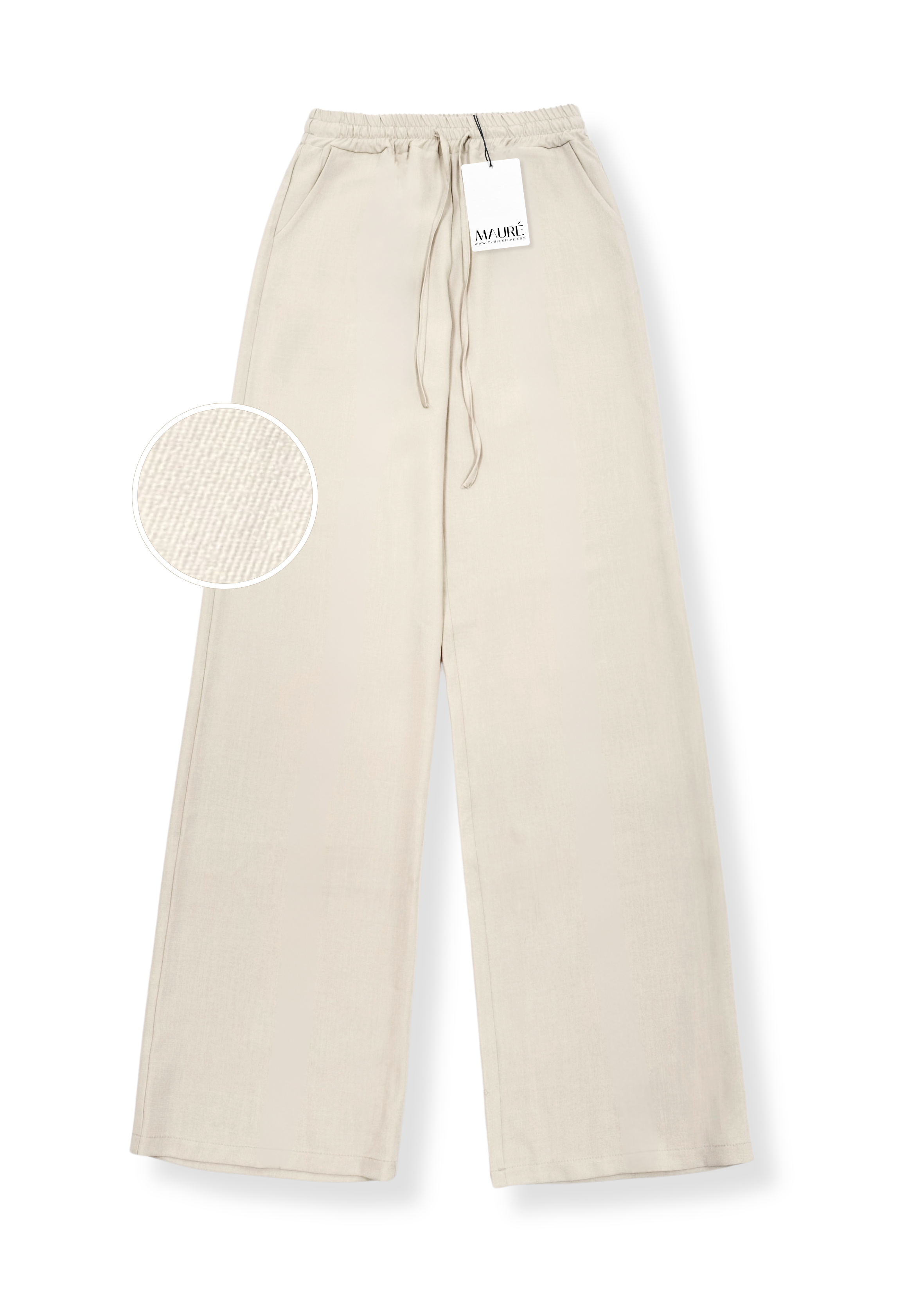 Flowy pants classic (tall) crème