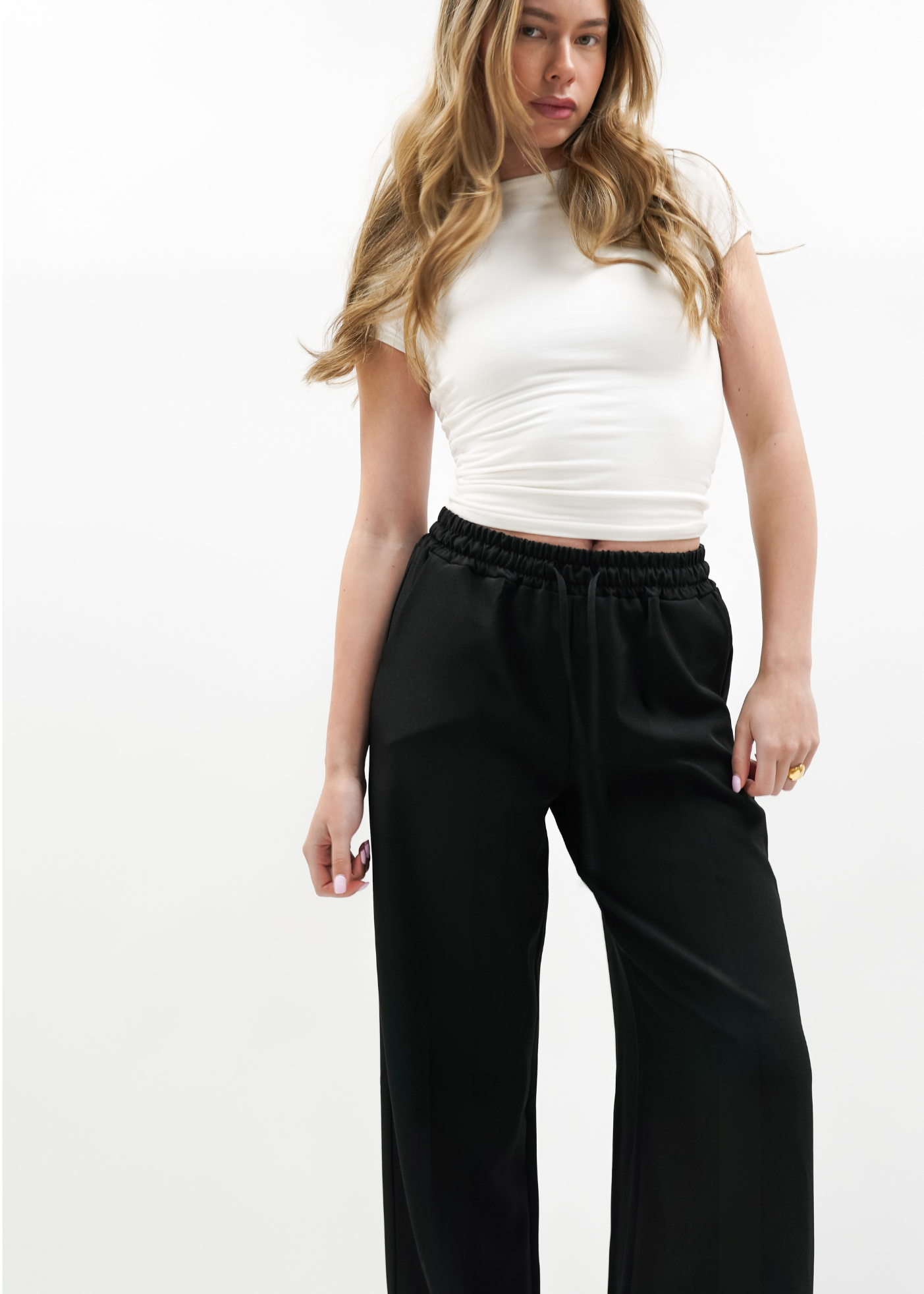 Flowy pants classic (tall) black
