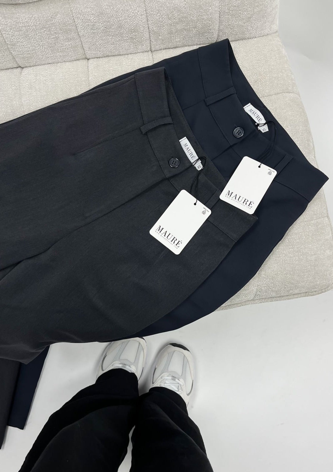 Straight leg pants classic anthracite (TALL)